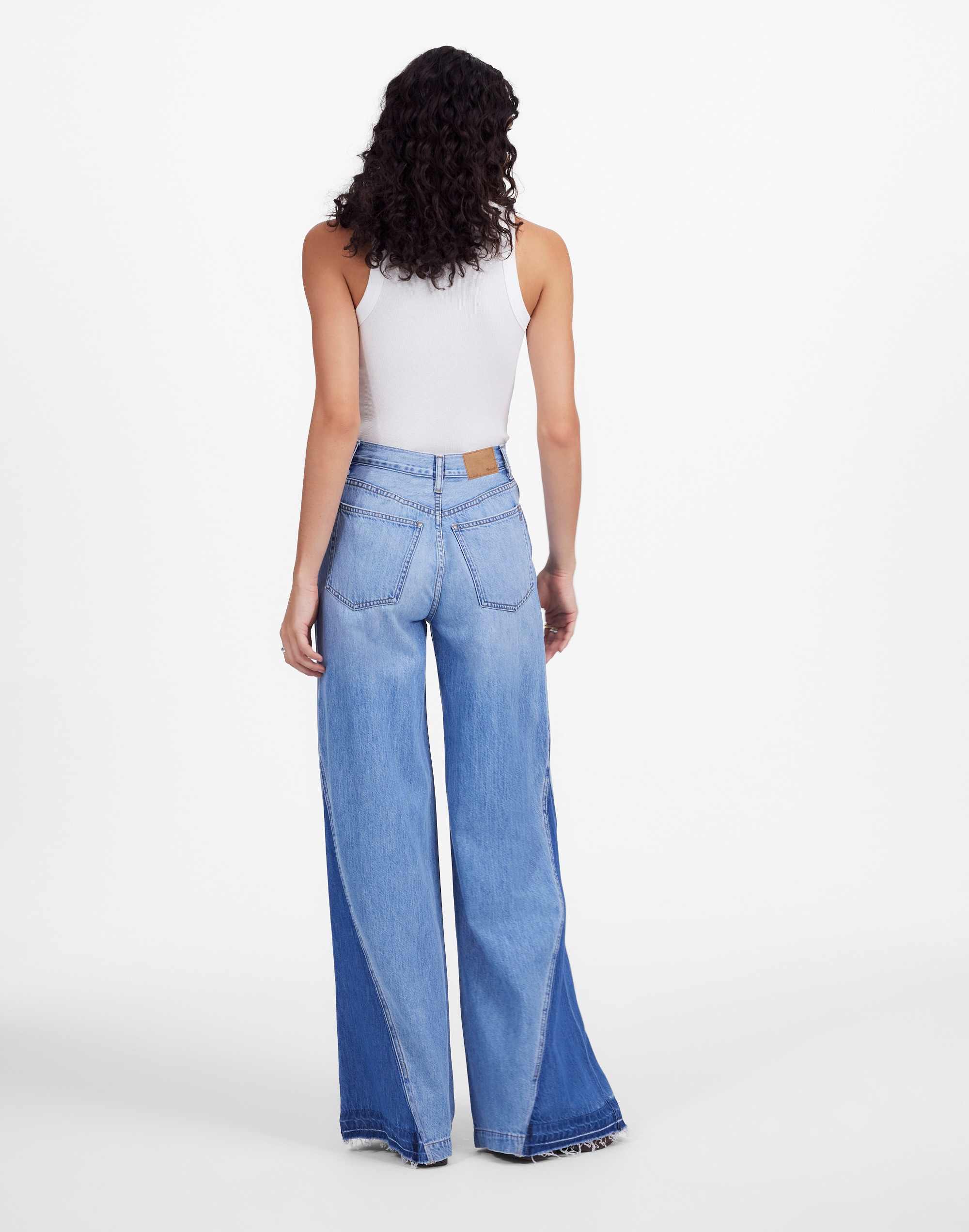 Wide-Sweep Jeans in Parson Wash: Airy Denim Edition