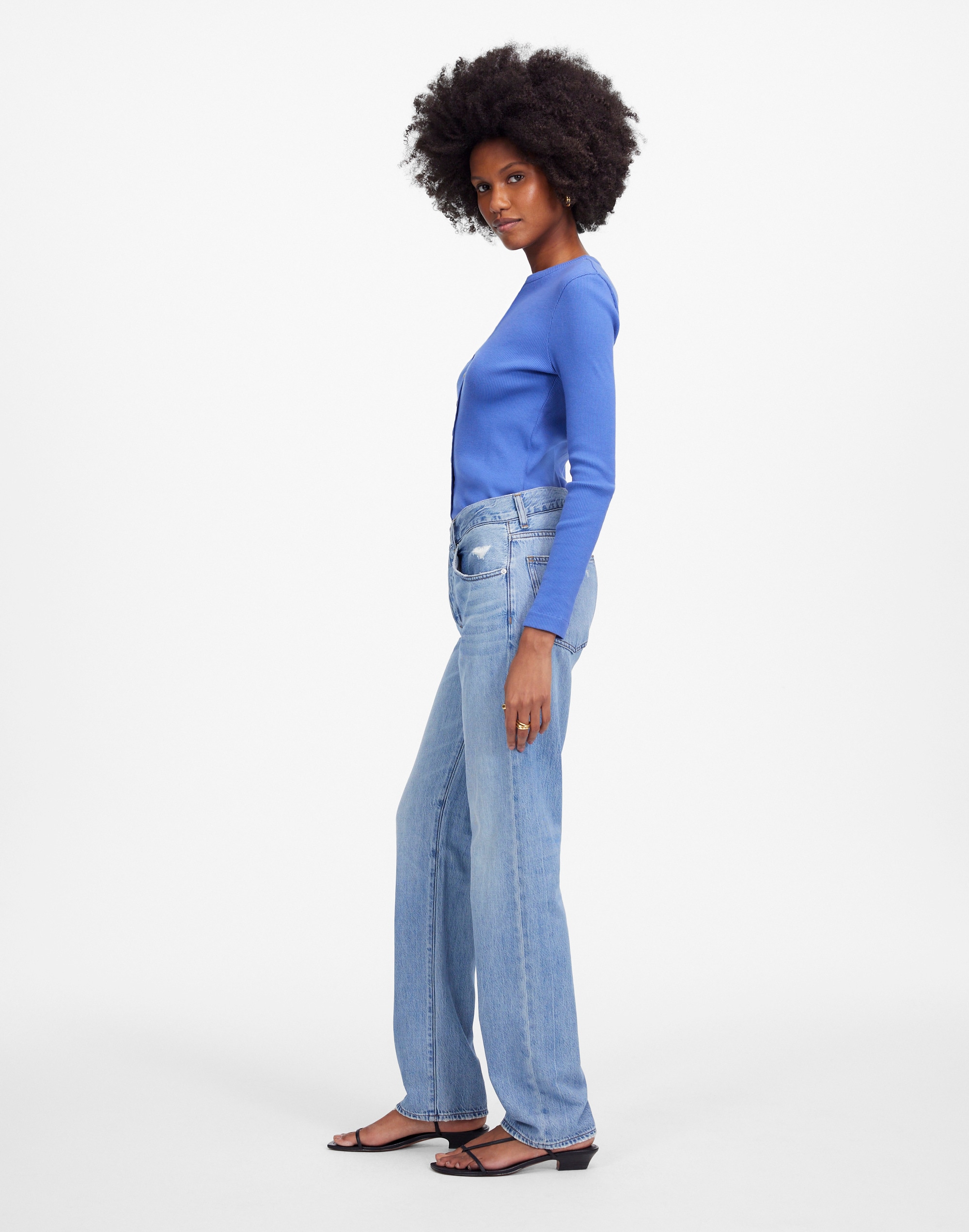 The Dean Easy Straight Jean in Northridge Wash: Airy Denim Edition