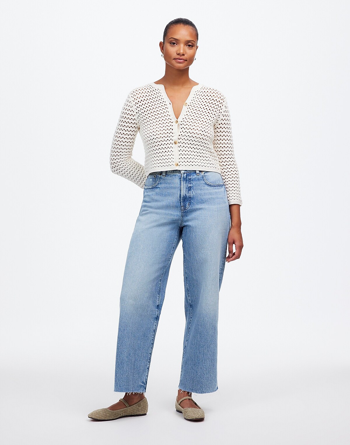 The Curvy Perfect Vintage Wide-Leg Crop Jean