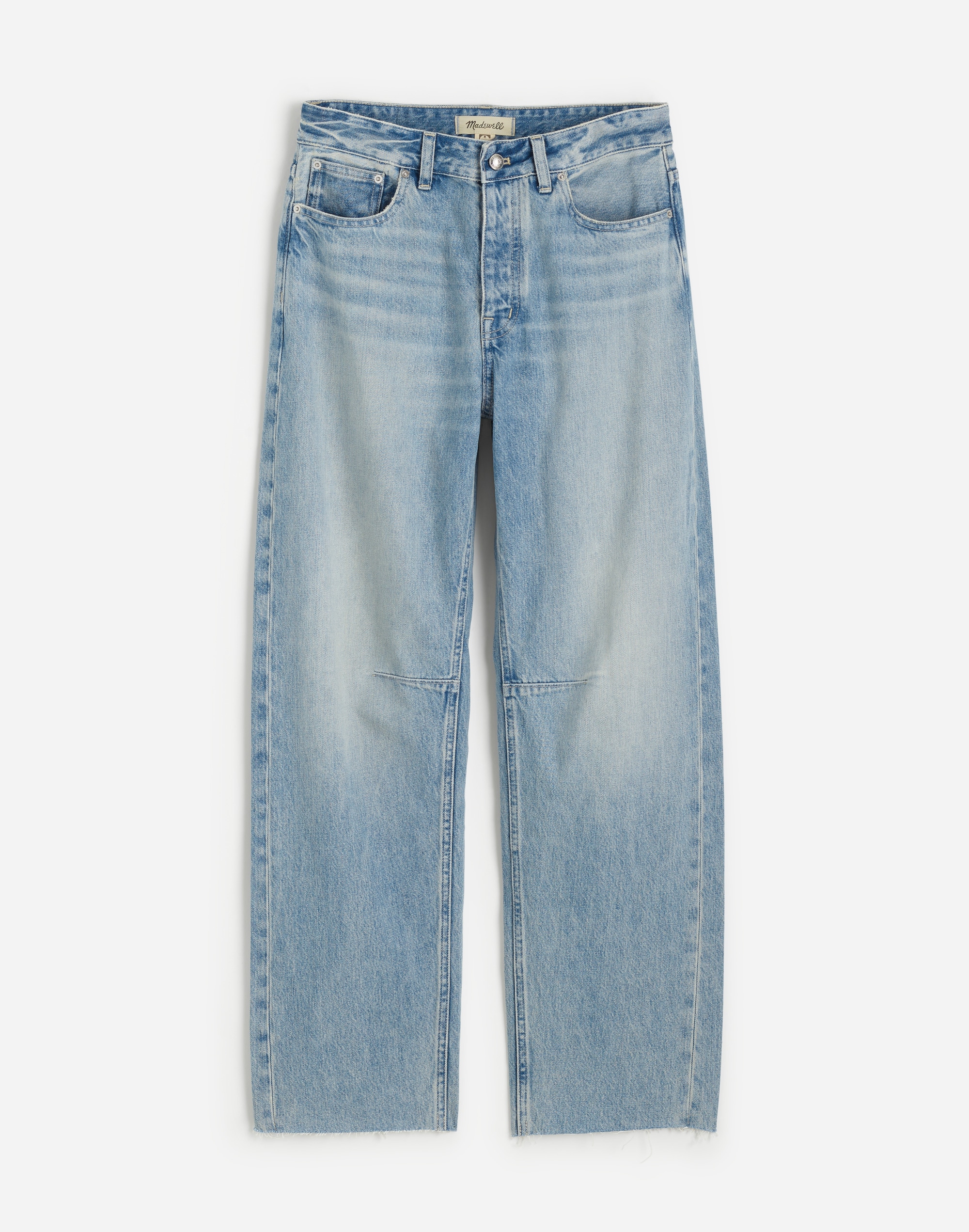 The Petite Curvy Darted Barrel-Leg Jean in Edmonson Wash