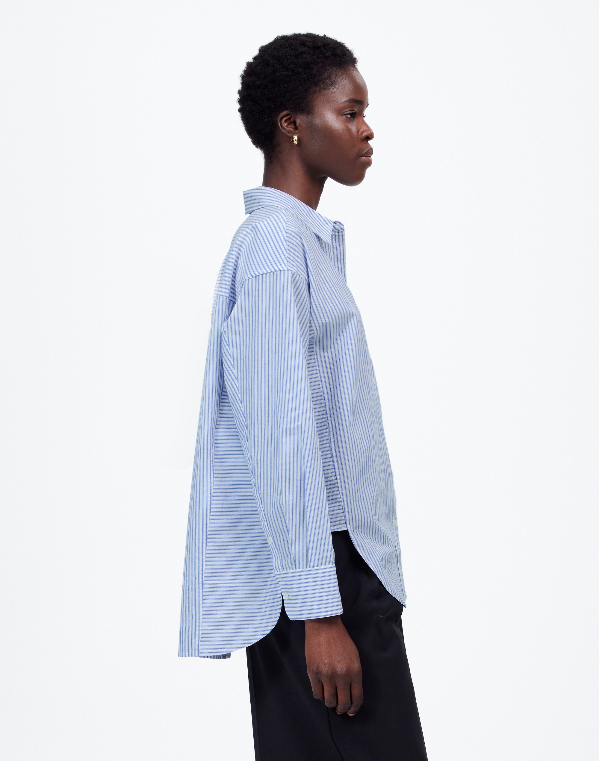 Poplin Side-Panel Shirt