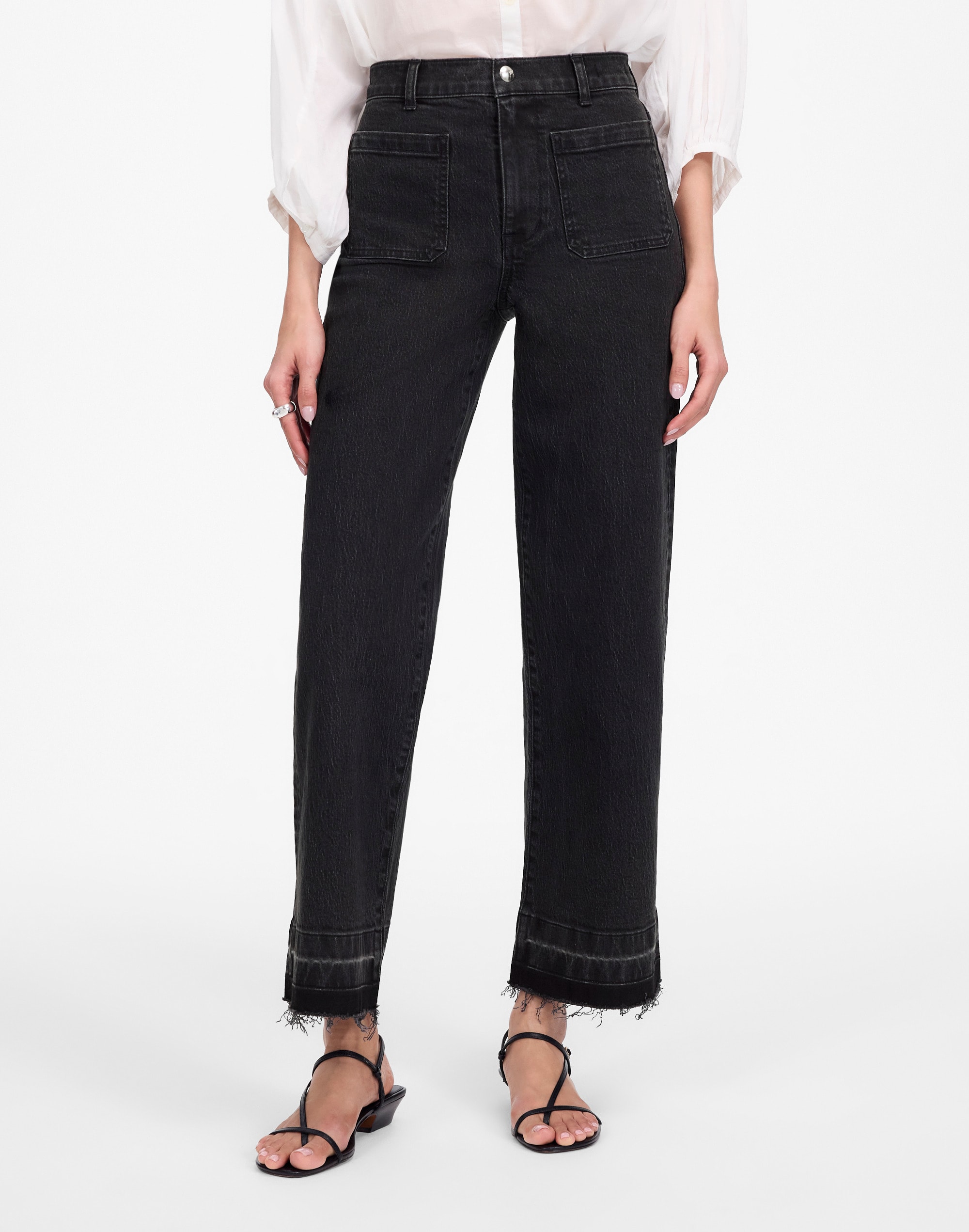 Emmett Wide-Leg Jean: Let Down Hem Edition