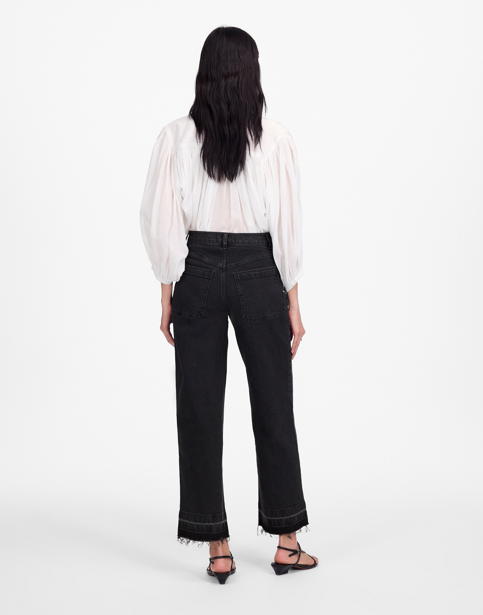 Emmett Wide-Leg Jean: Let Down Hem Edition