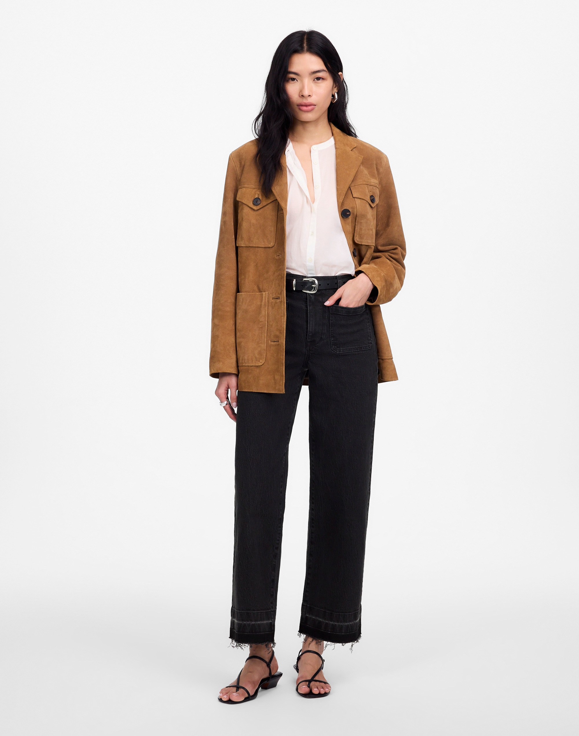 Emmett Wide-Leg Jean: Let Down Hem Edition