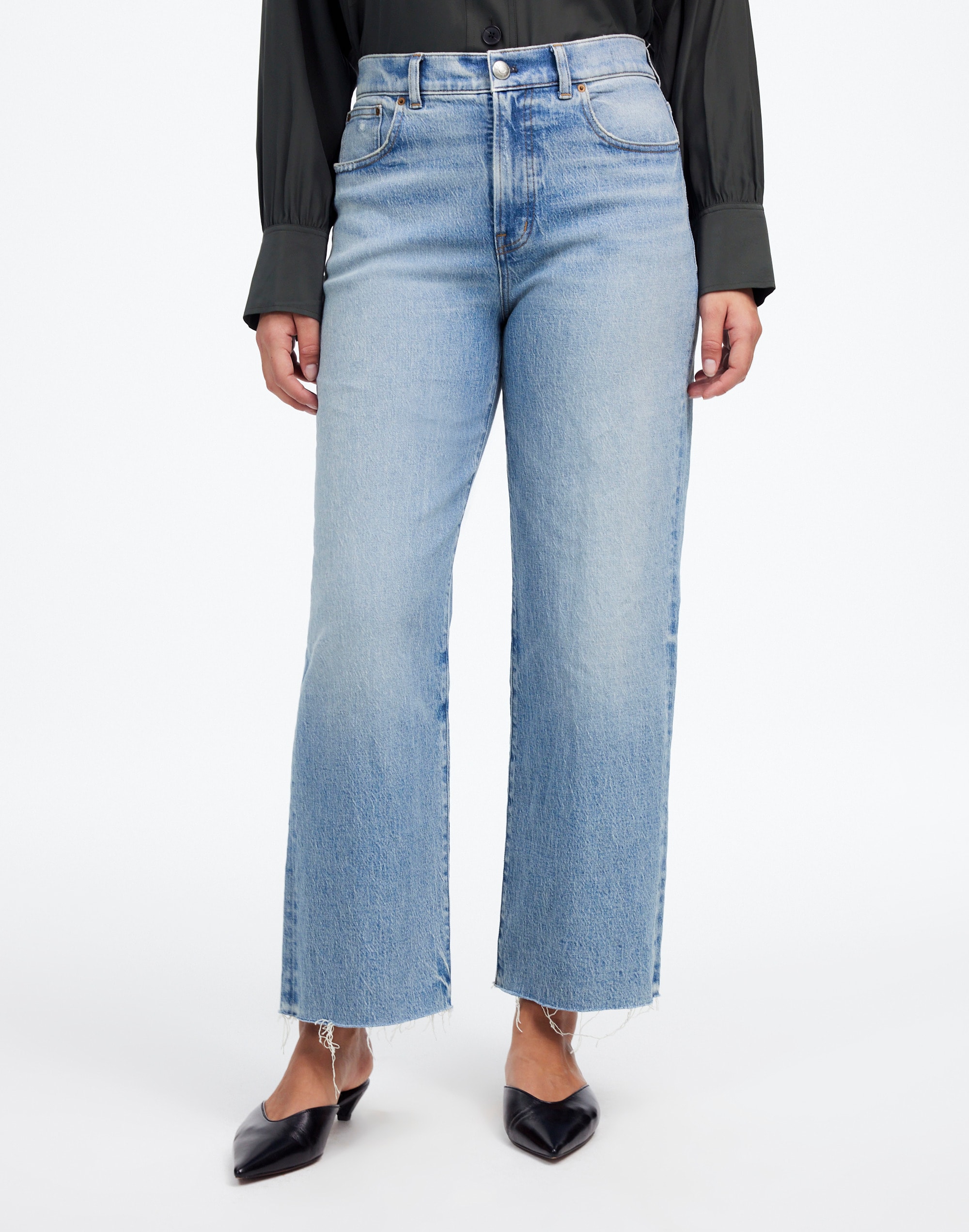 The Perfect Vintage Wide-Leg Crop Jean
