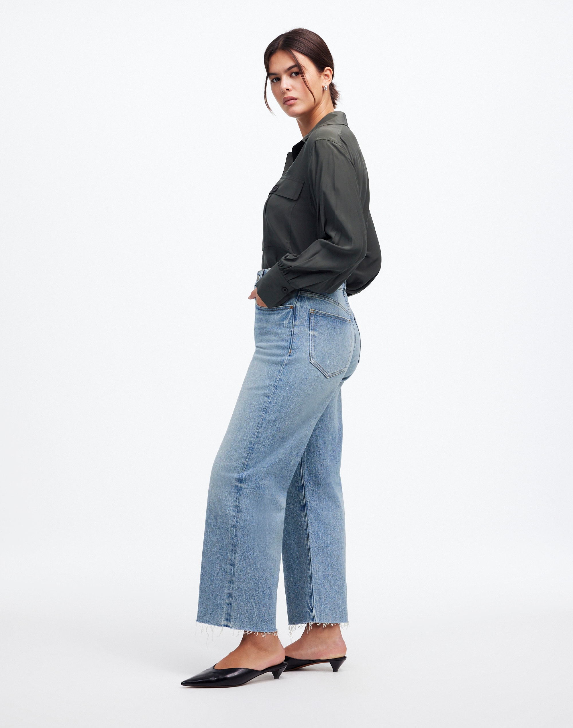 The Perfect Vintage Wide-Leg Crop Jean