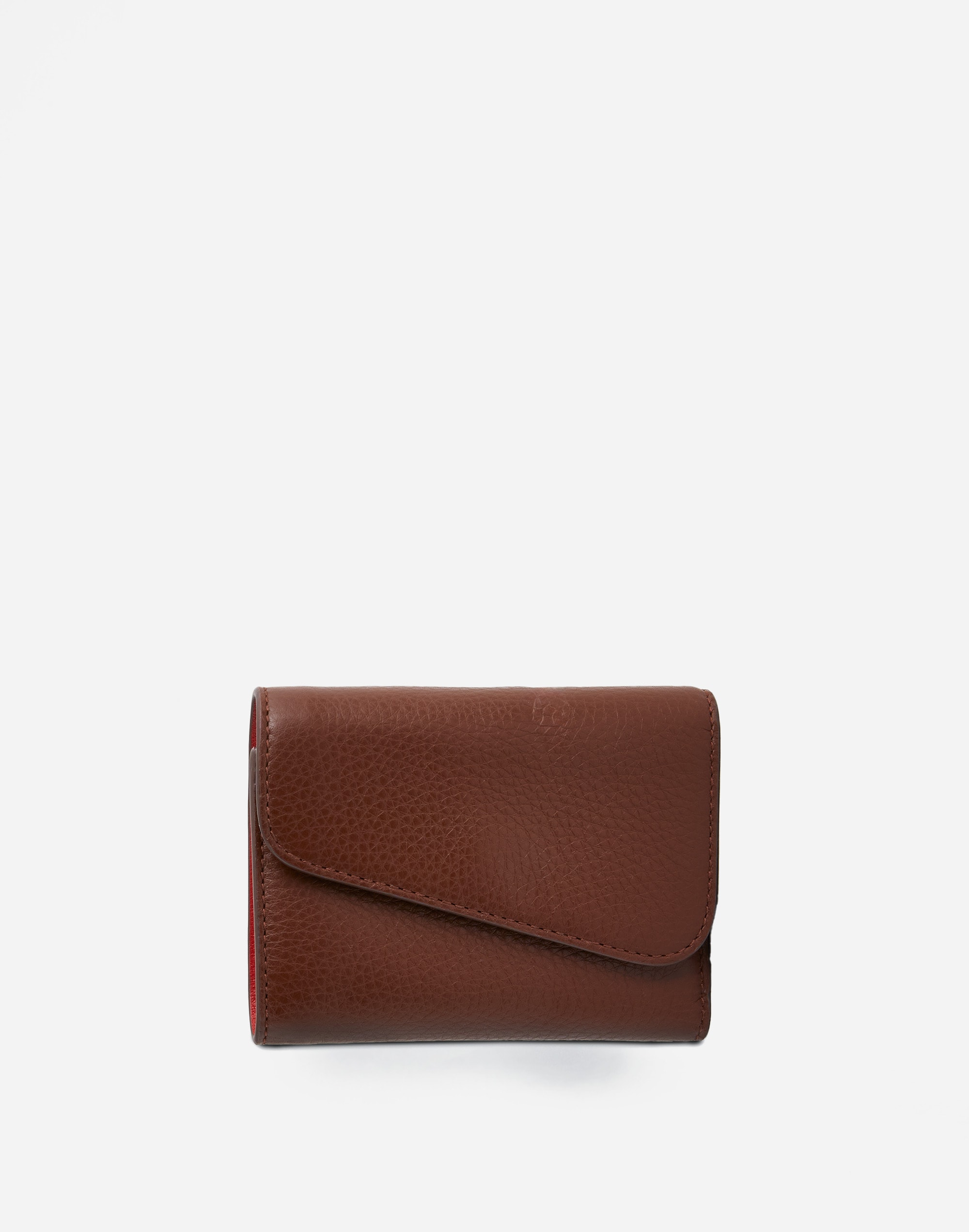 Angled Flap Trifold Wallet