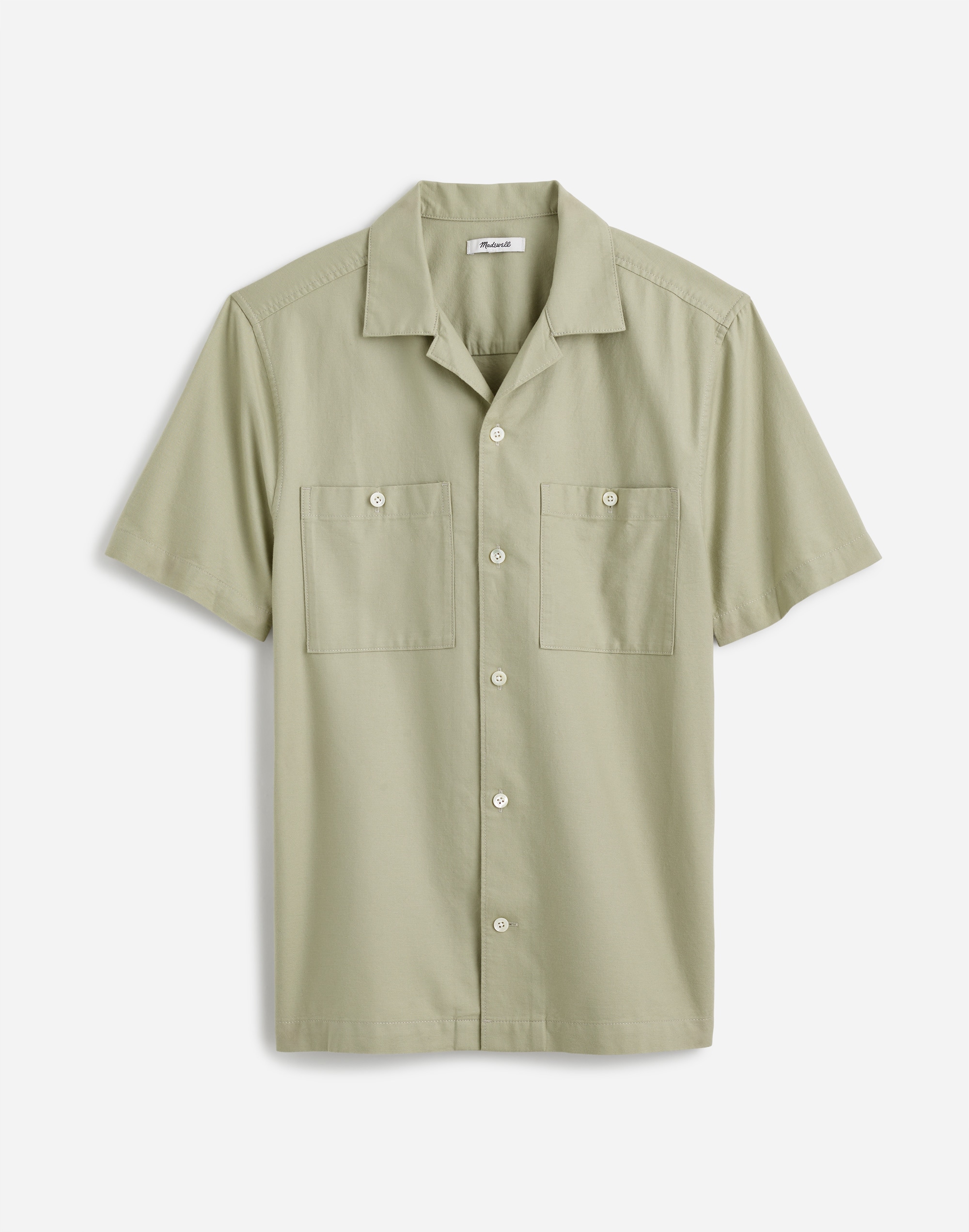 Camp Collar Short-Sleeve Shirt in Everyday Twill
