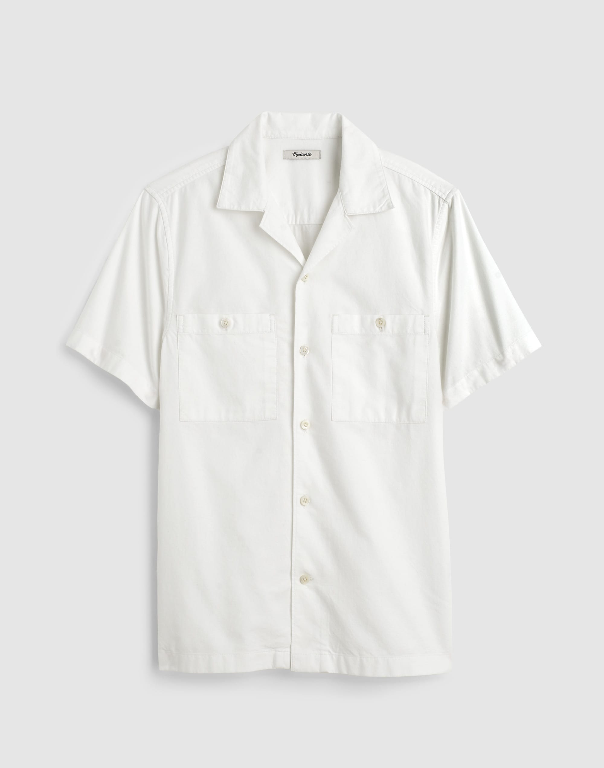 Camp Collar Short-Sleeve Shirt in Everyday Twill