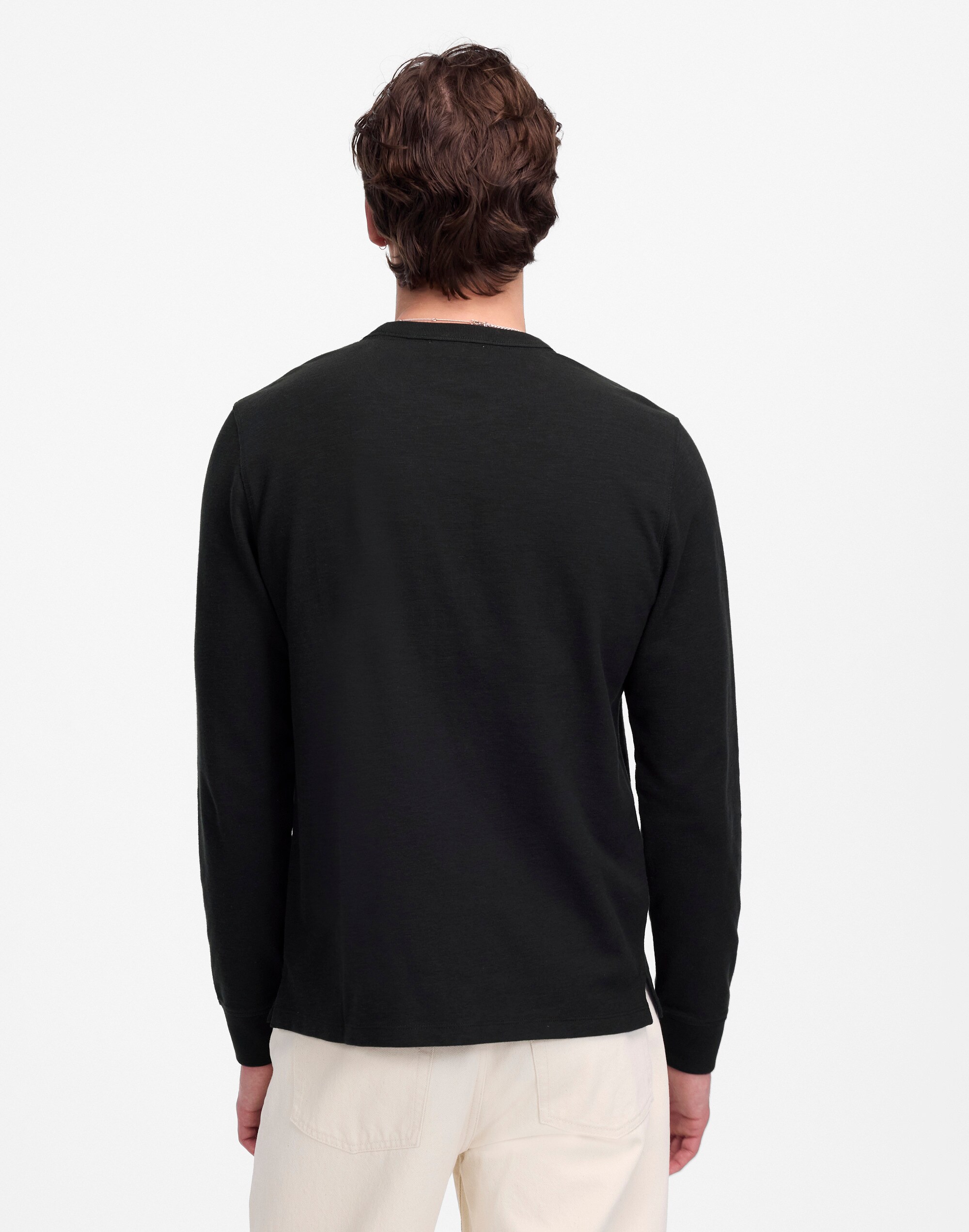 Heavyweight Slub Cotton Long-Sleeve Tee