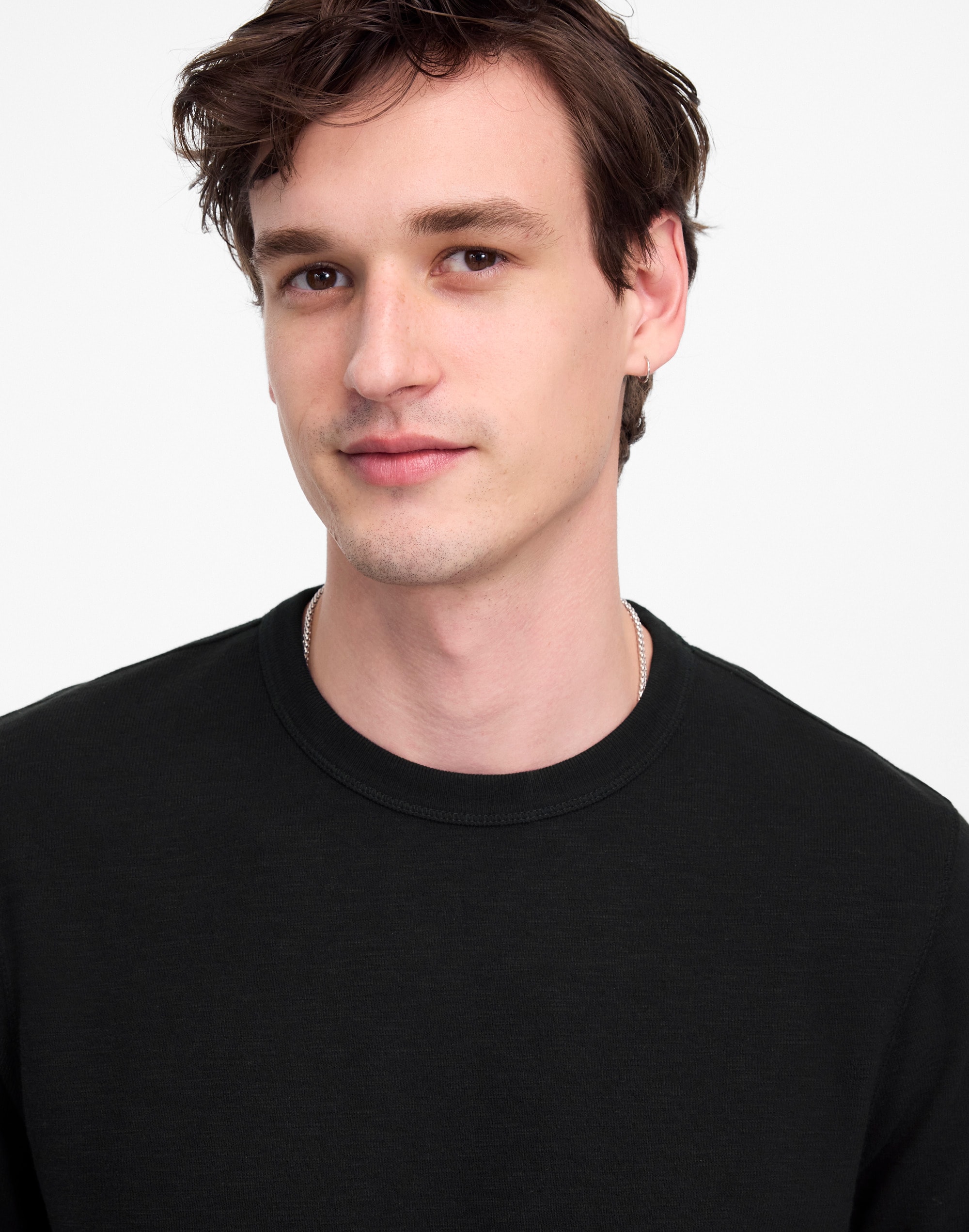 Heavyweight Slub Cotton Long-Sleeve Tee