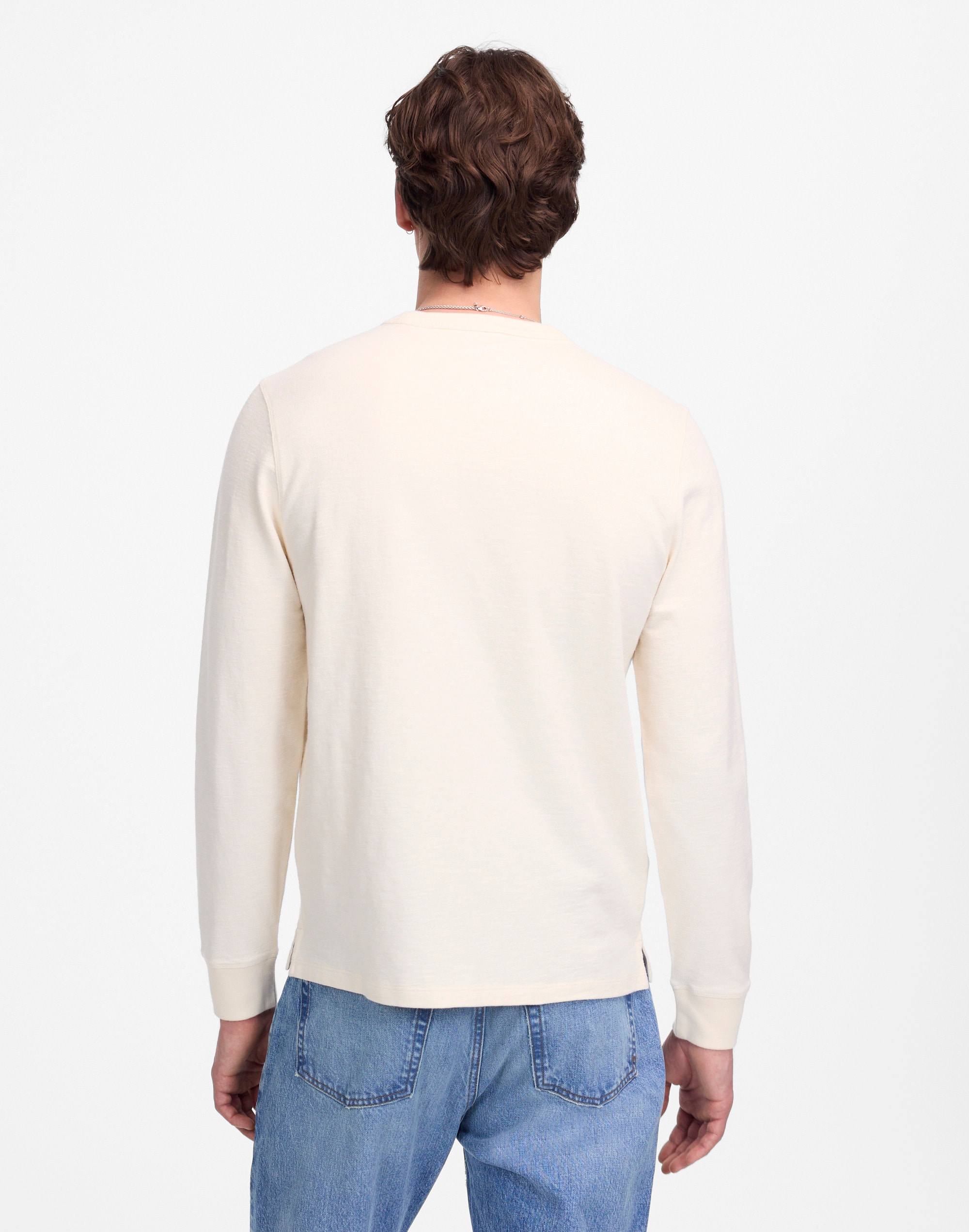 Heavyweight Slub Cotton Long-Sleeve Tee