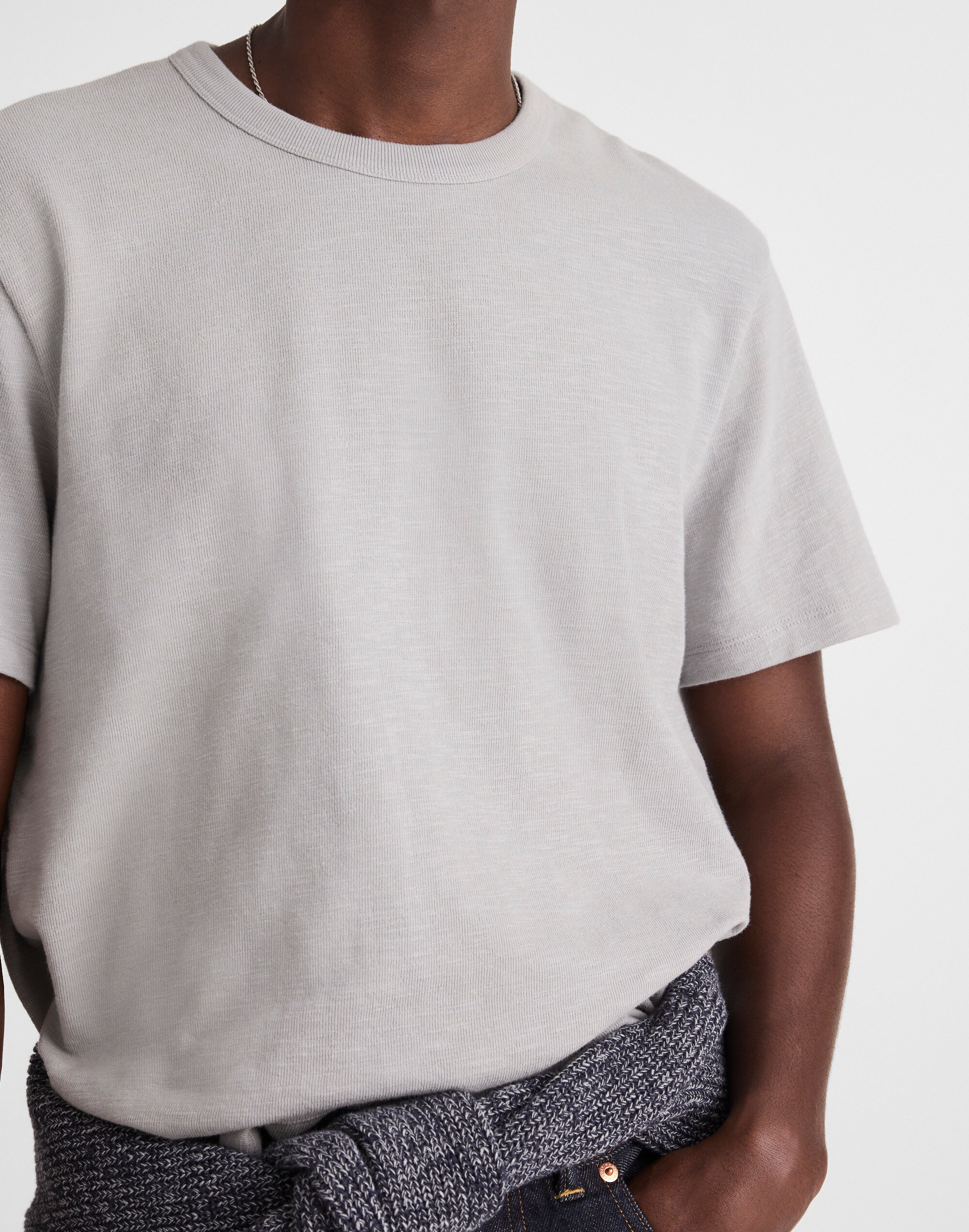 Heavyweight Slub Cotton Tee