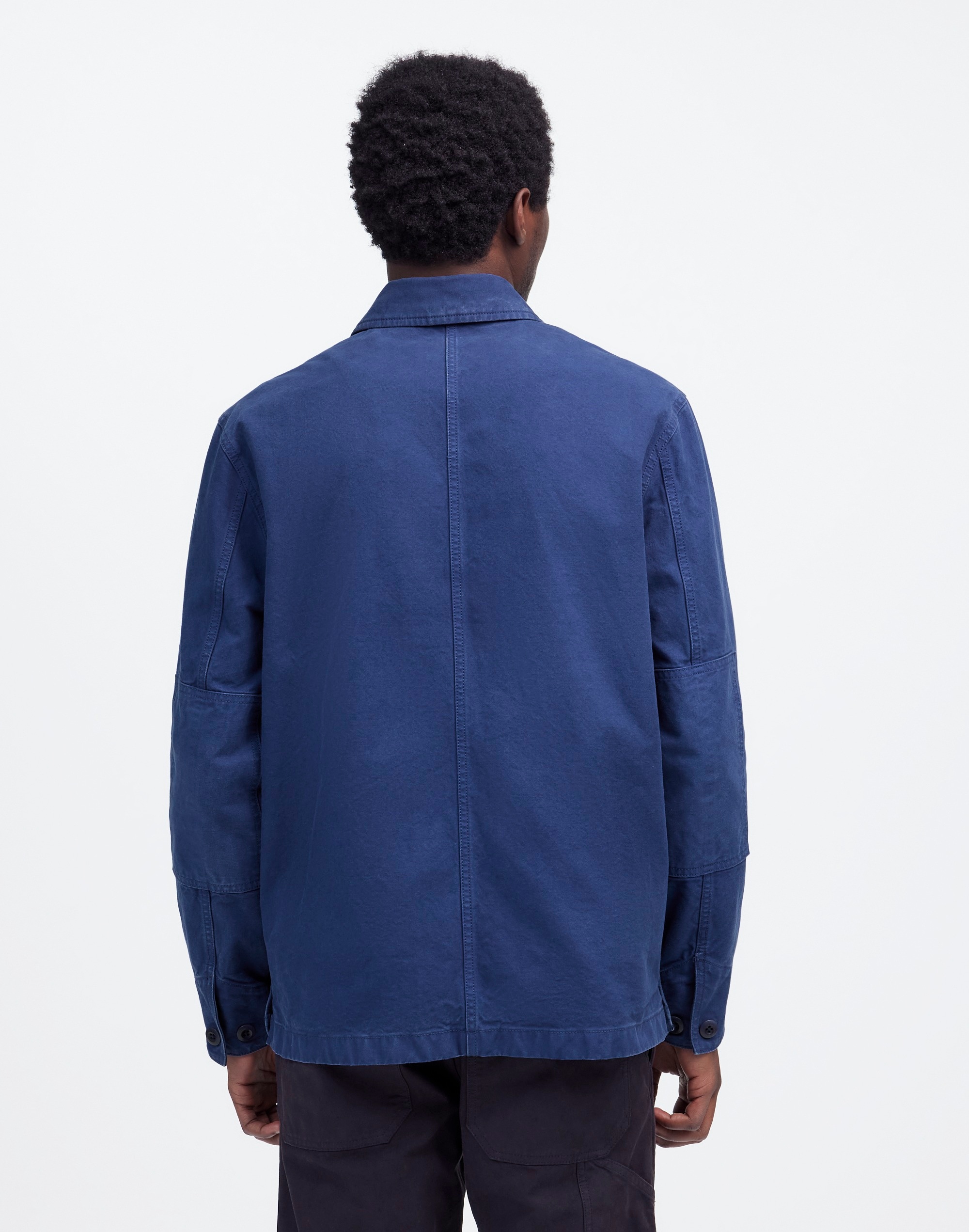Overshirt in Garment-Dyed Canvas