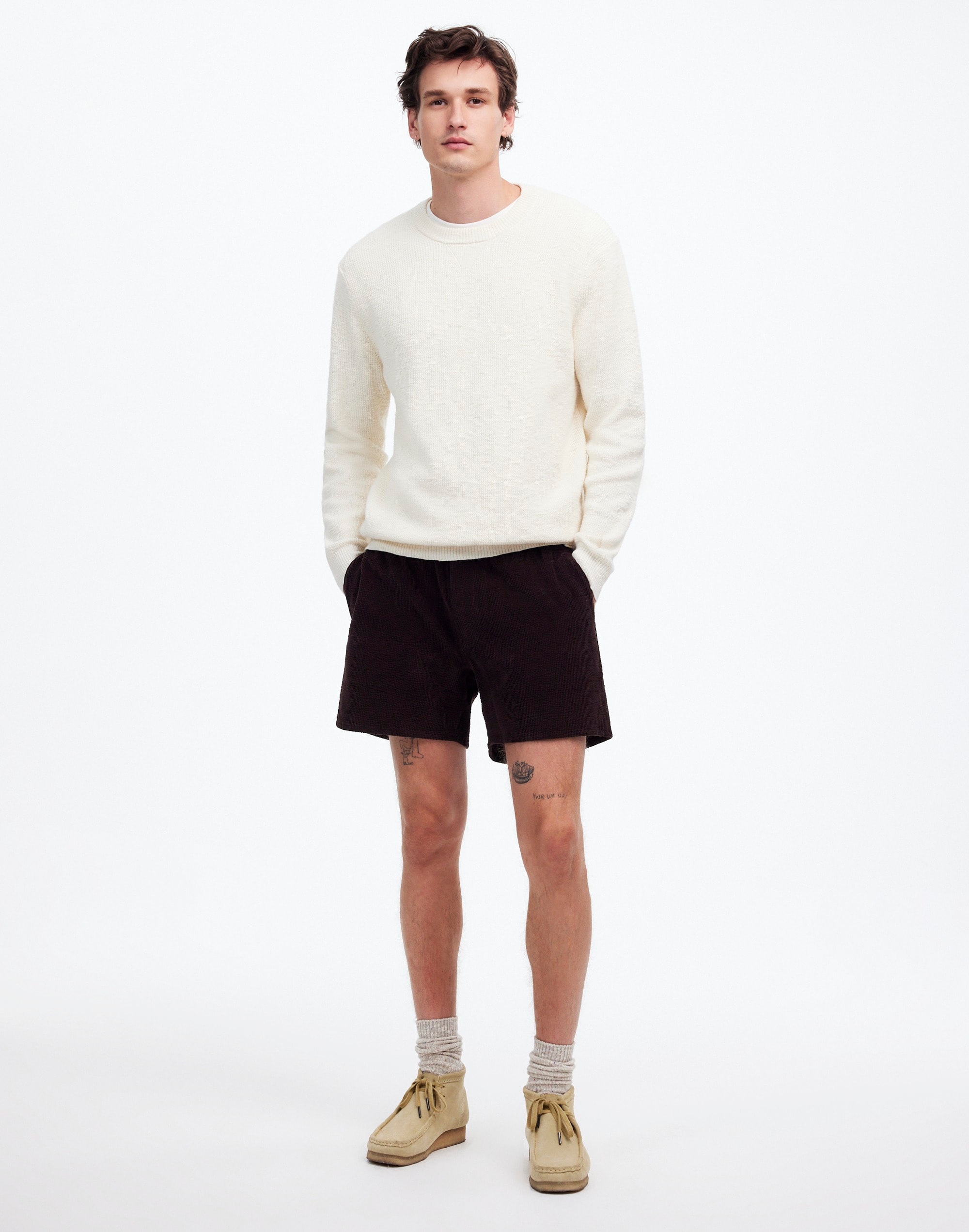 Everywear Short in Seersucker Corduroy