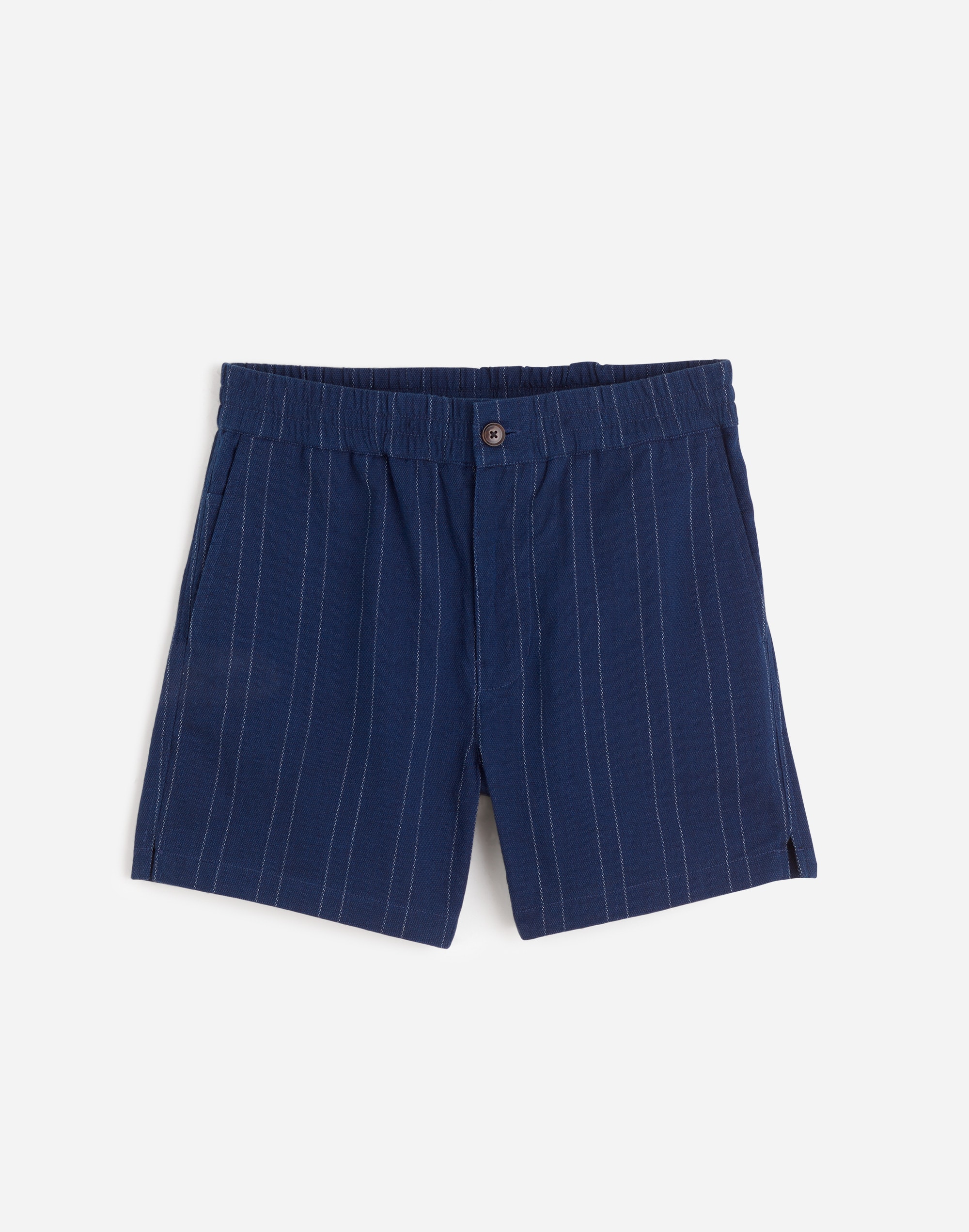 Indigo-Dyed Stripe Everywear Shorts