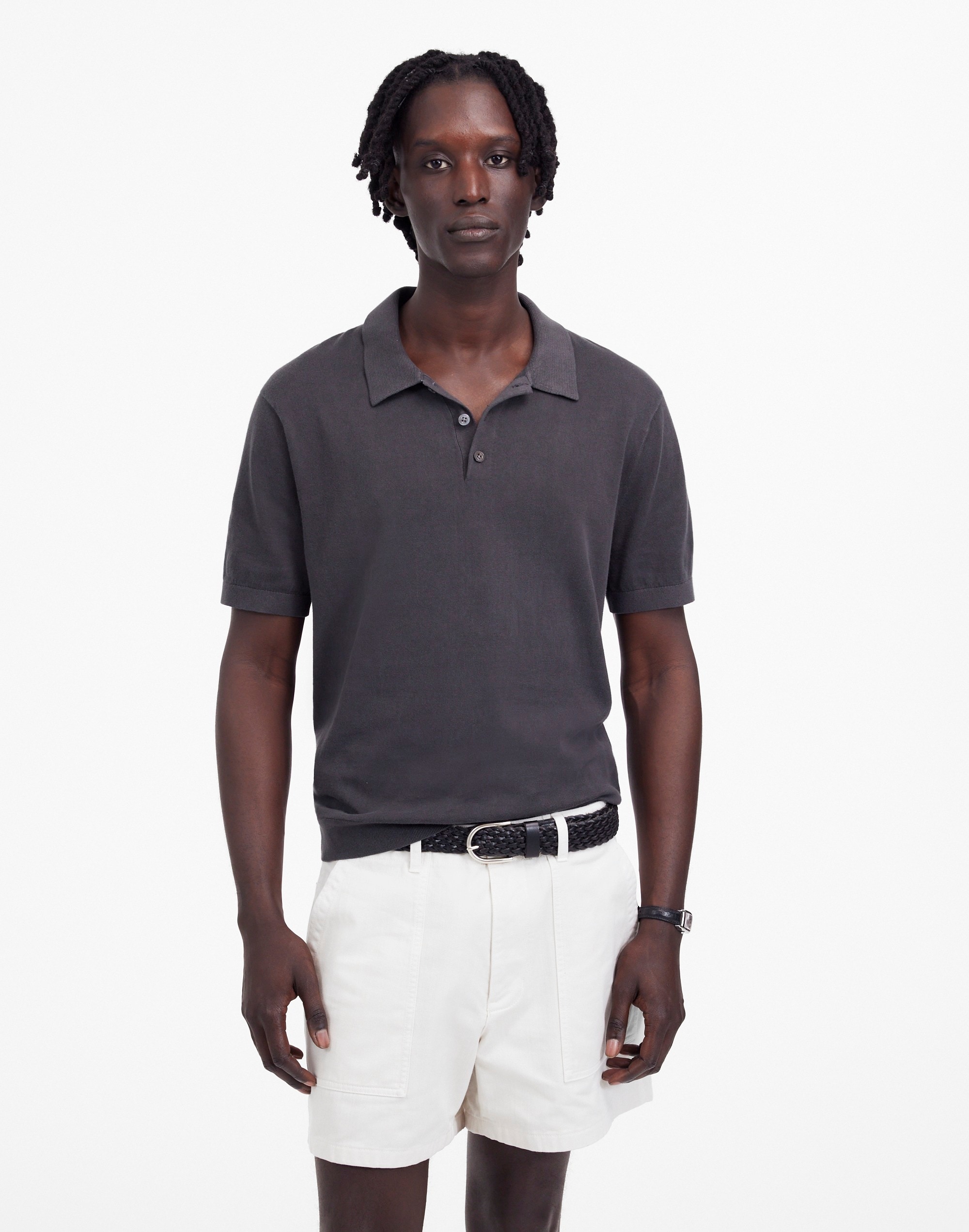 Fatigue Shorts in Garment-Dyed Cotton Twill