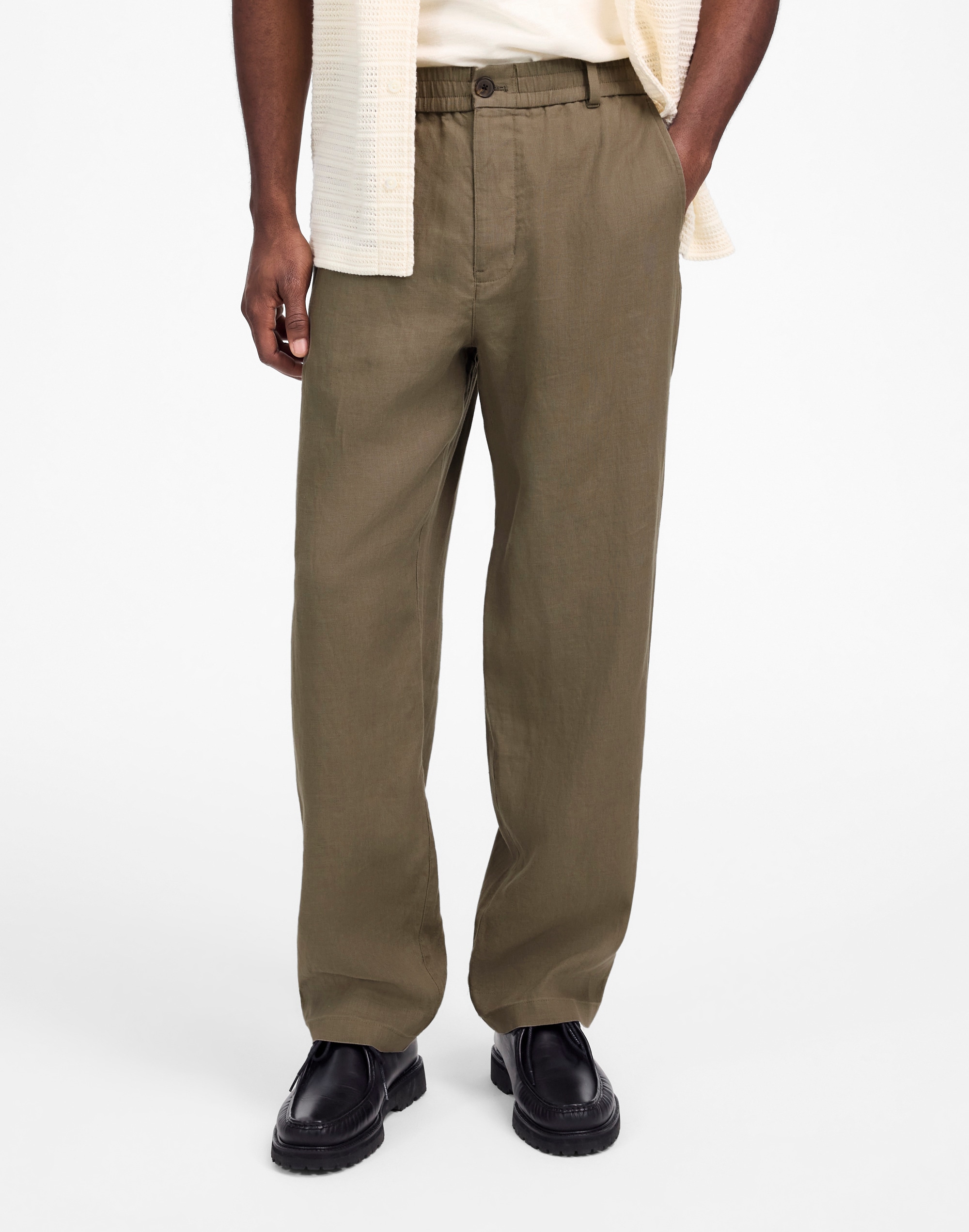Linen Pull-On Pant