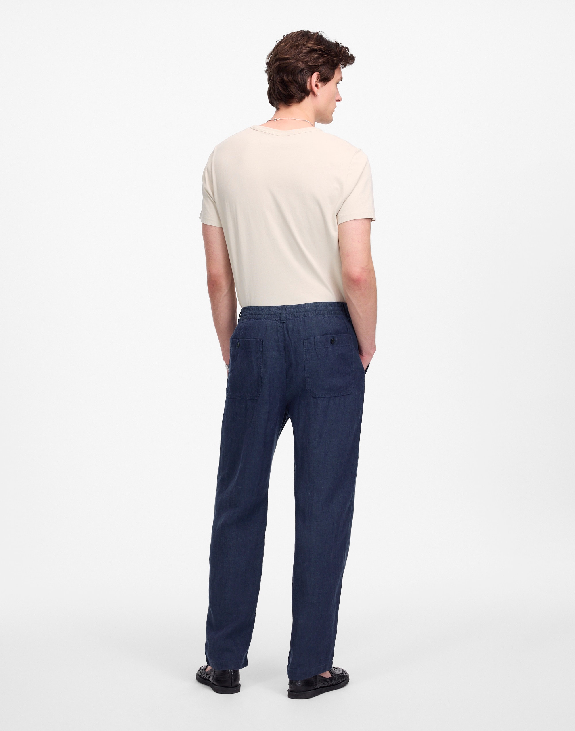 Linen Pull-On Pant