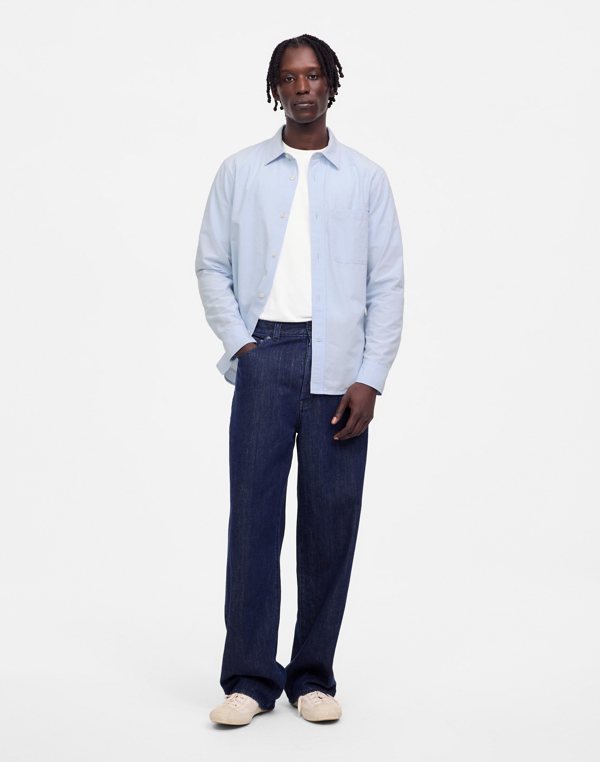 Button-Up Shirt in Everyday Twill