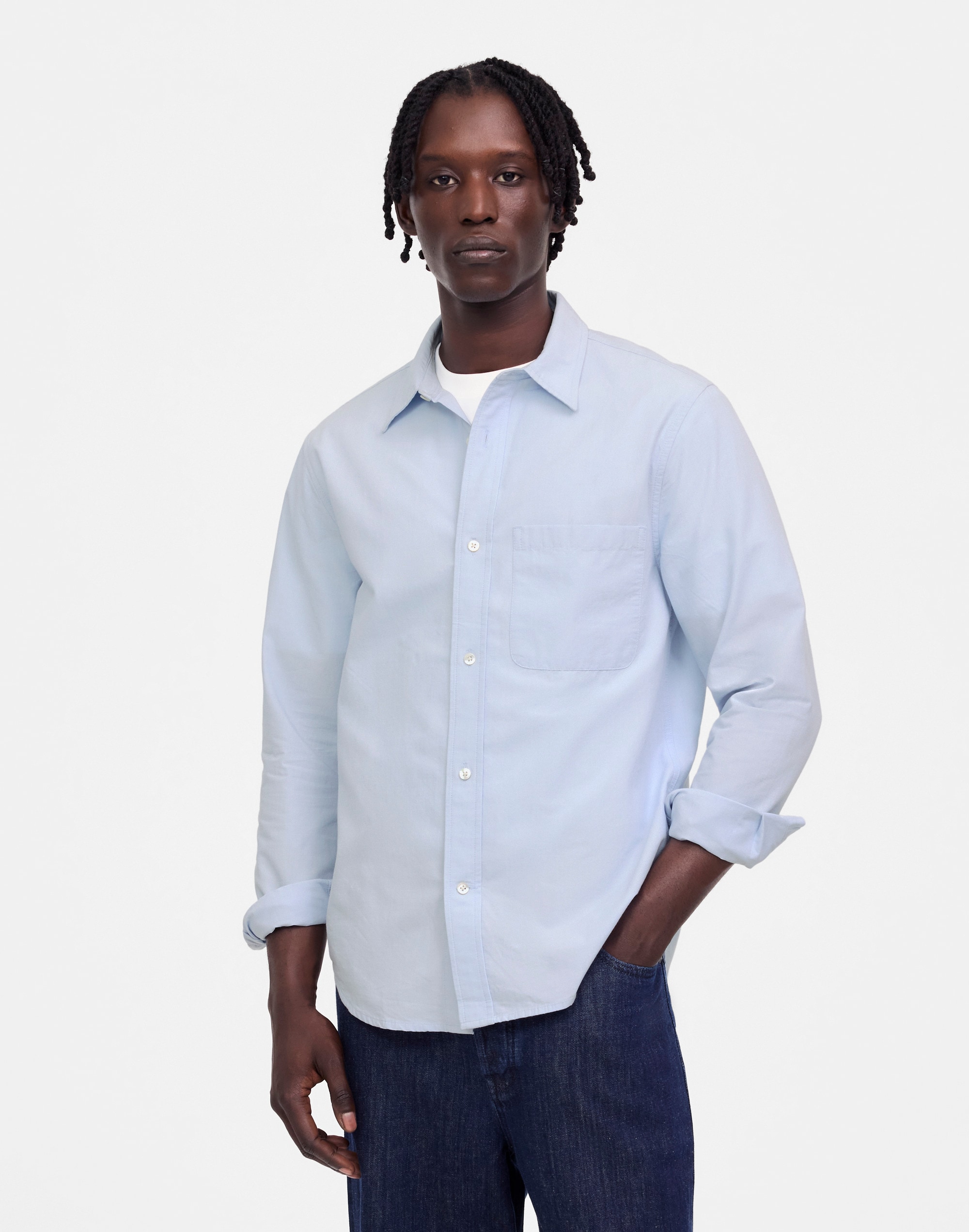 Button-Up Shirt in Everyday Twill