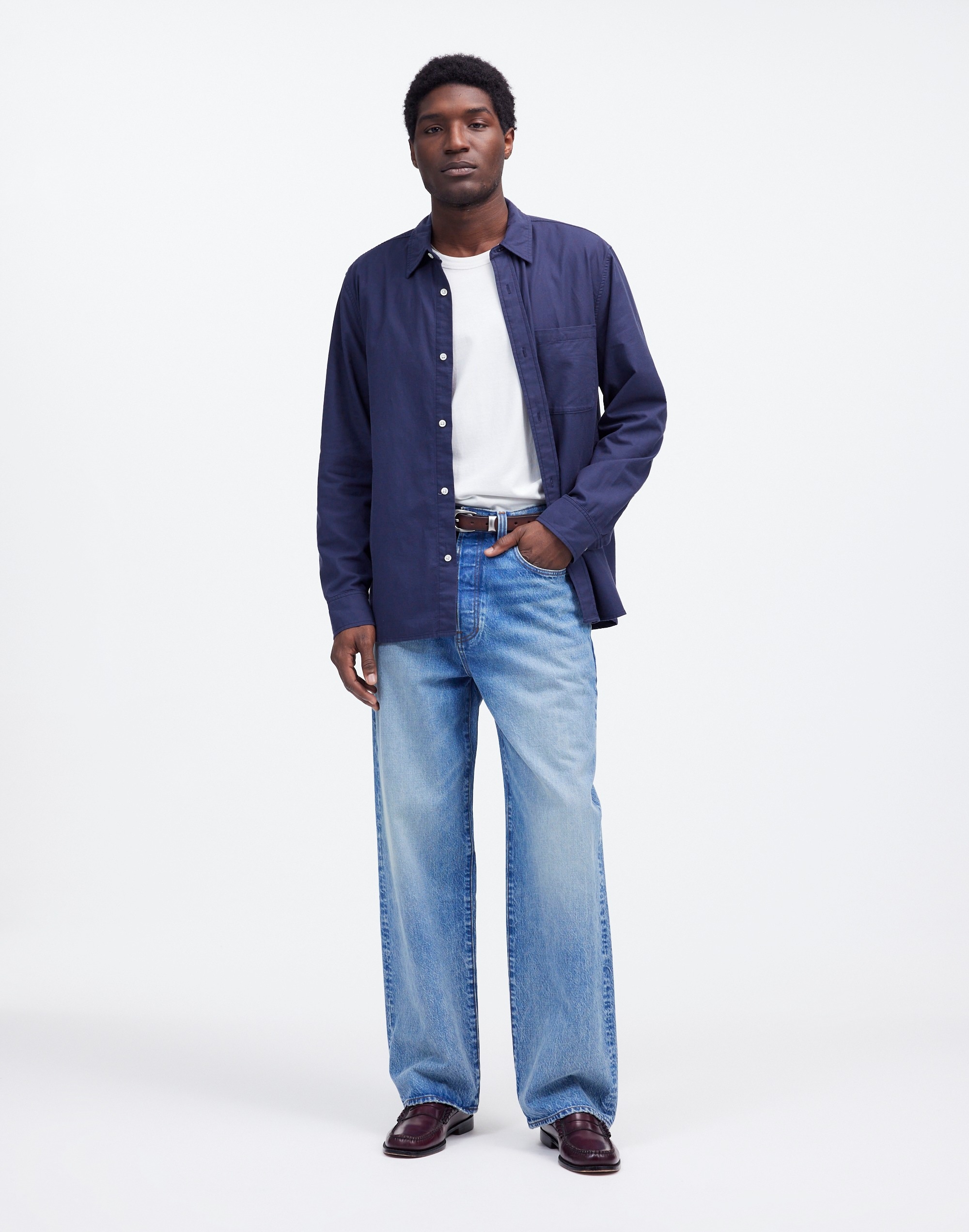 Button-Up Shirt in Everyday Twill