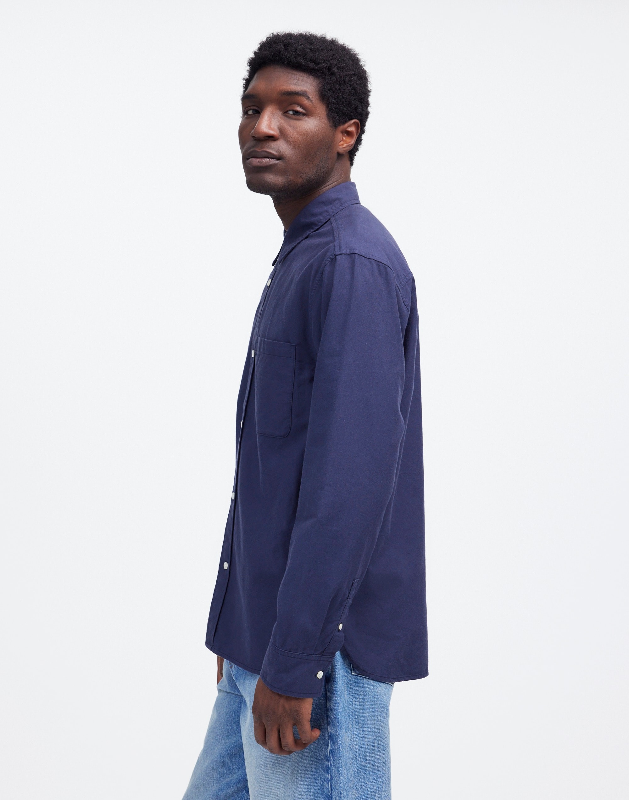 Button-Up Shirt in Everyday Twill