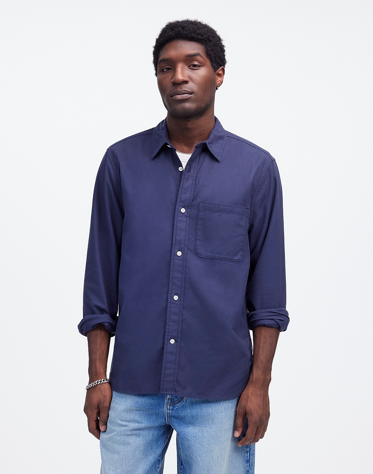 Button-Up Shirt in Everyday Twill