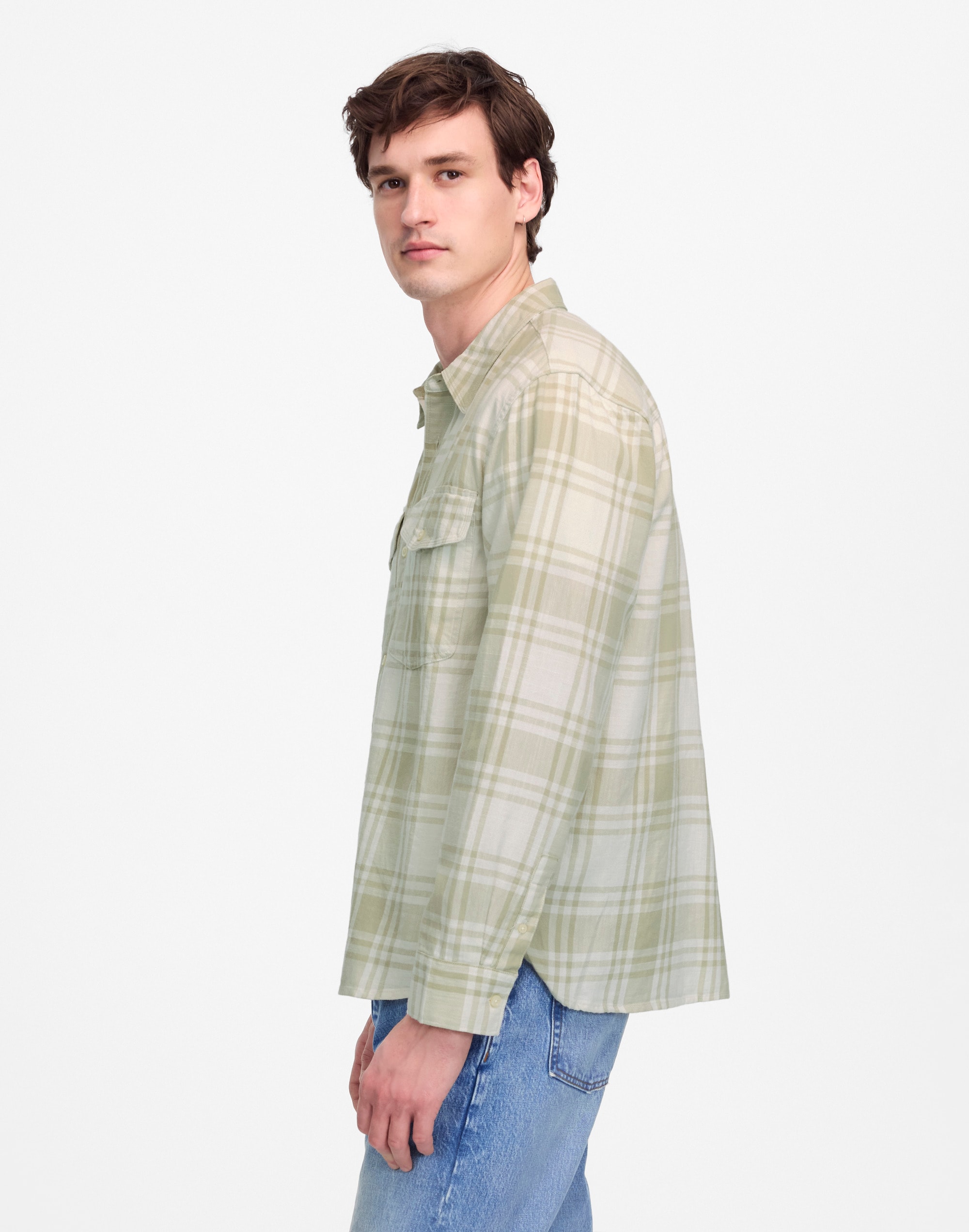Work Shirt in Cotton Plaid