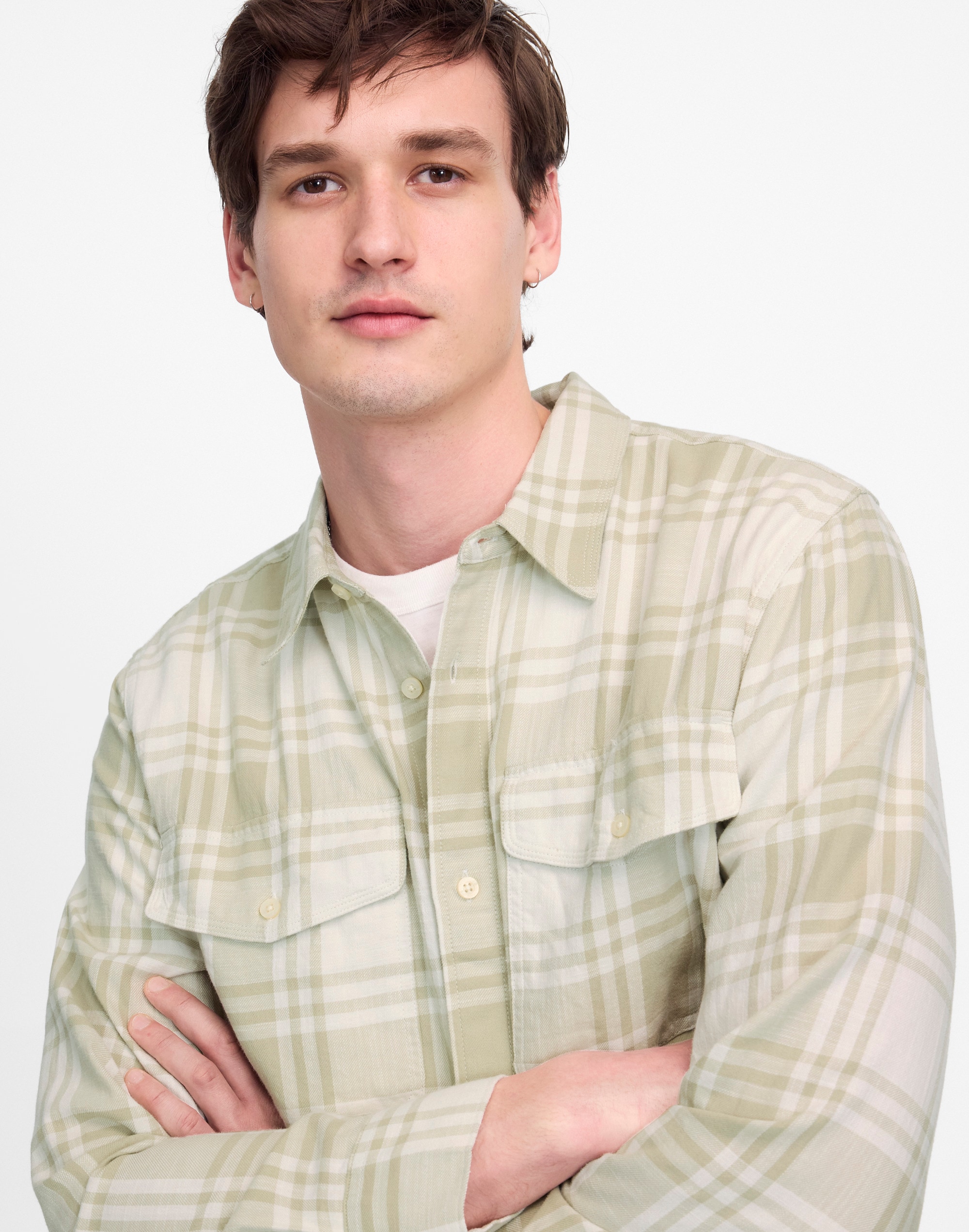 Work Shirt in Cotton Plaid