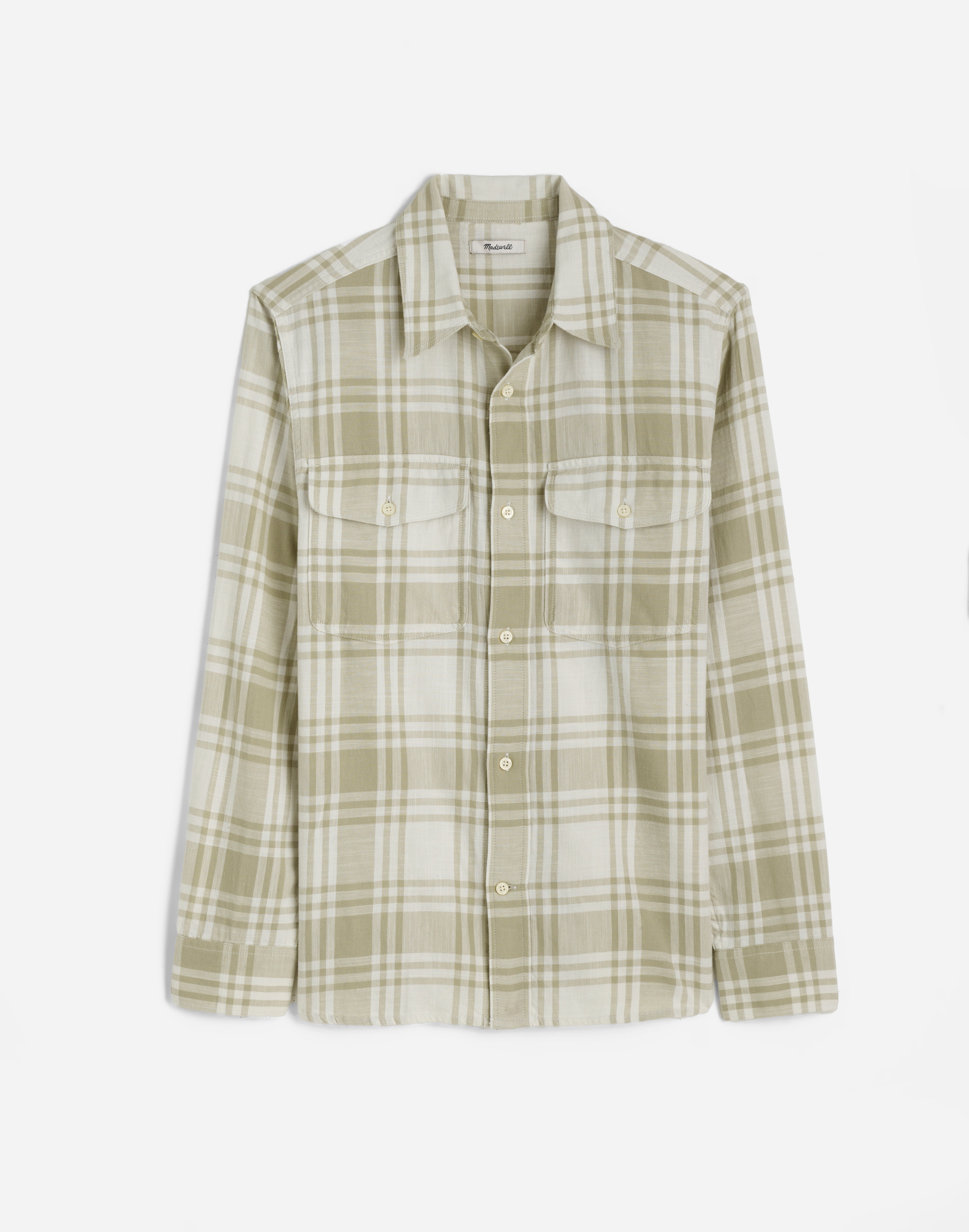 Work Shirt in Cotton Plaid