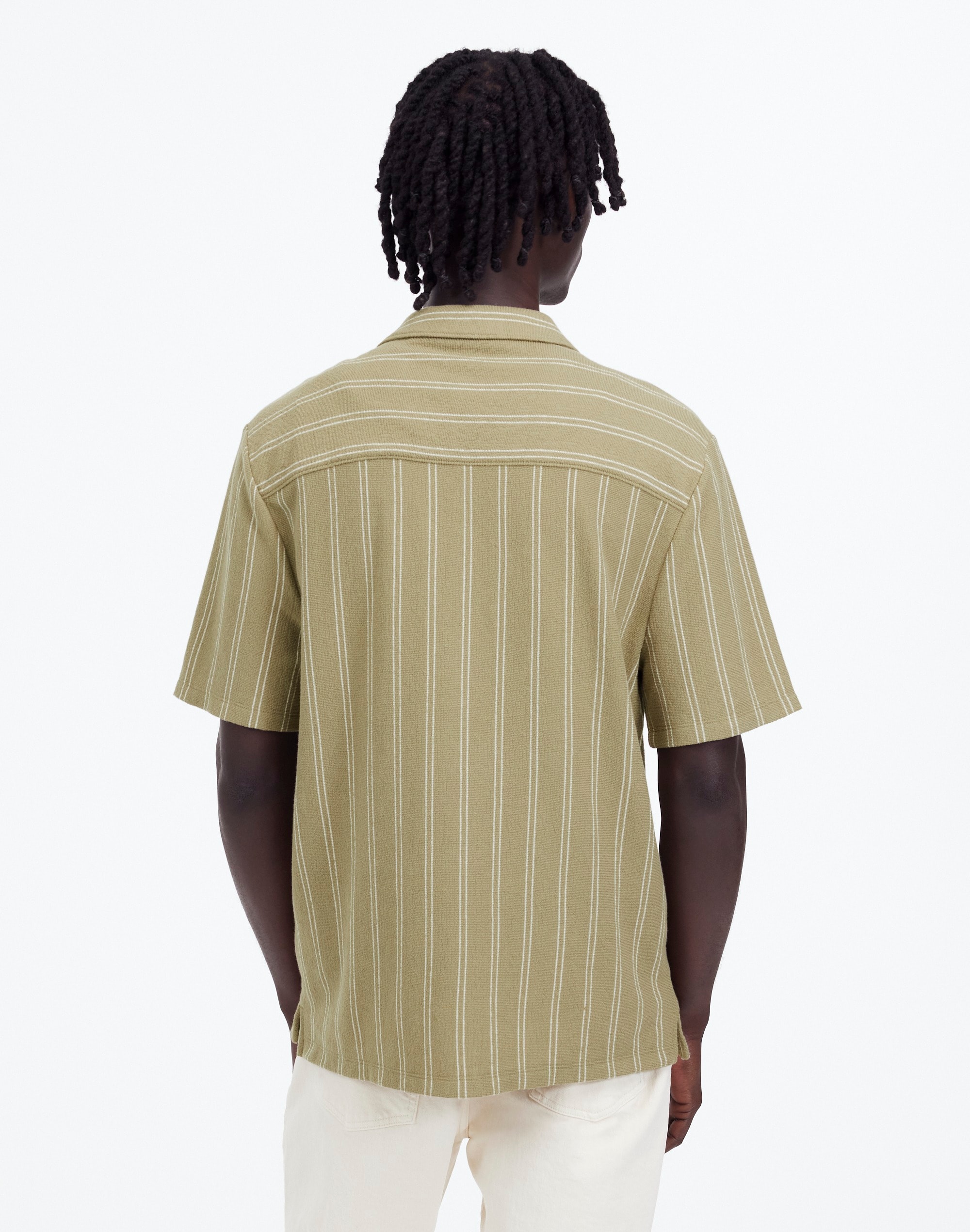 Textured Camp Collar Shirt | Madewell