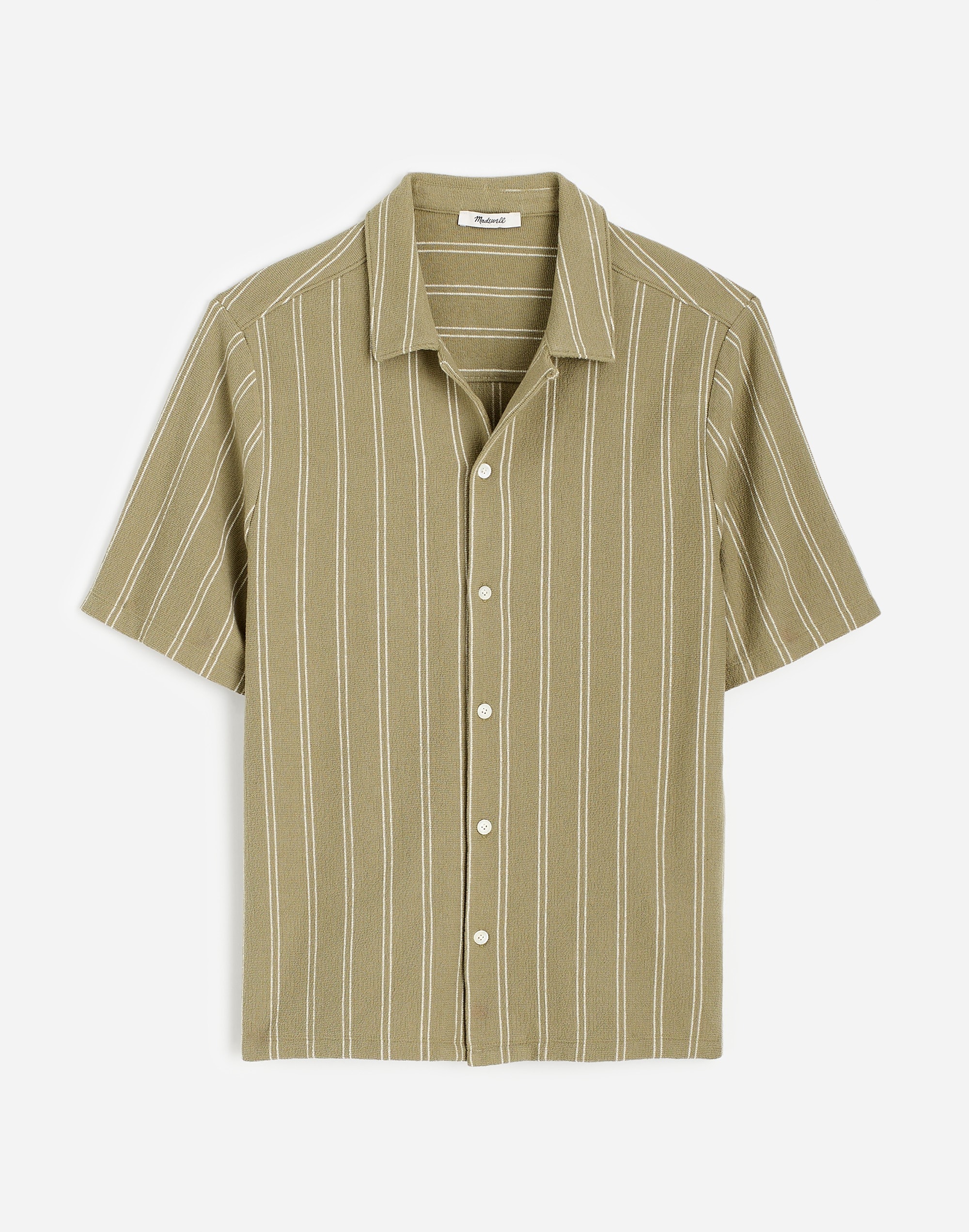 Textured Camp Collar Shirt | Madewell