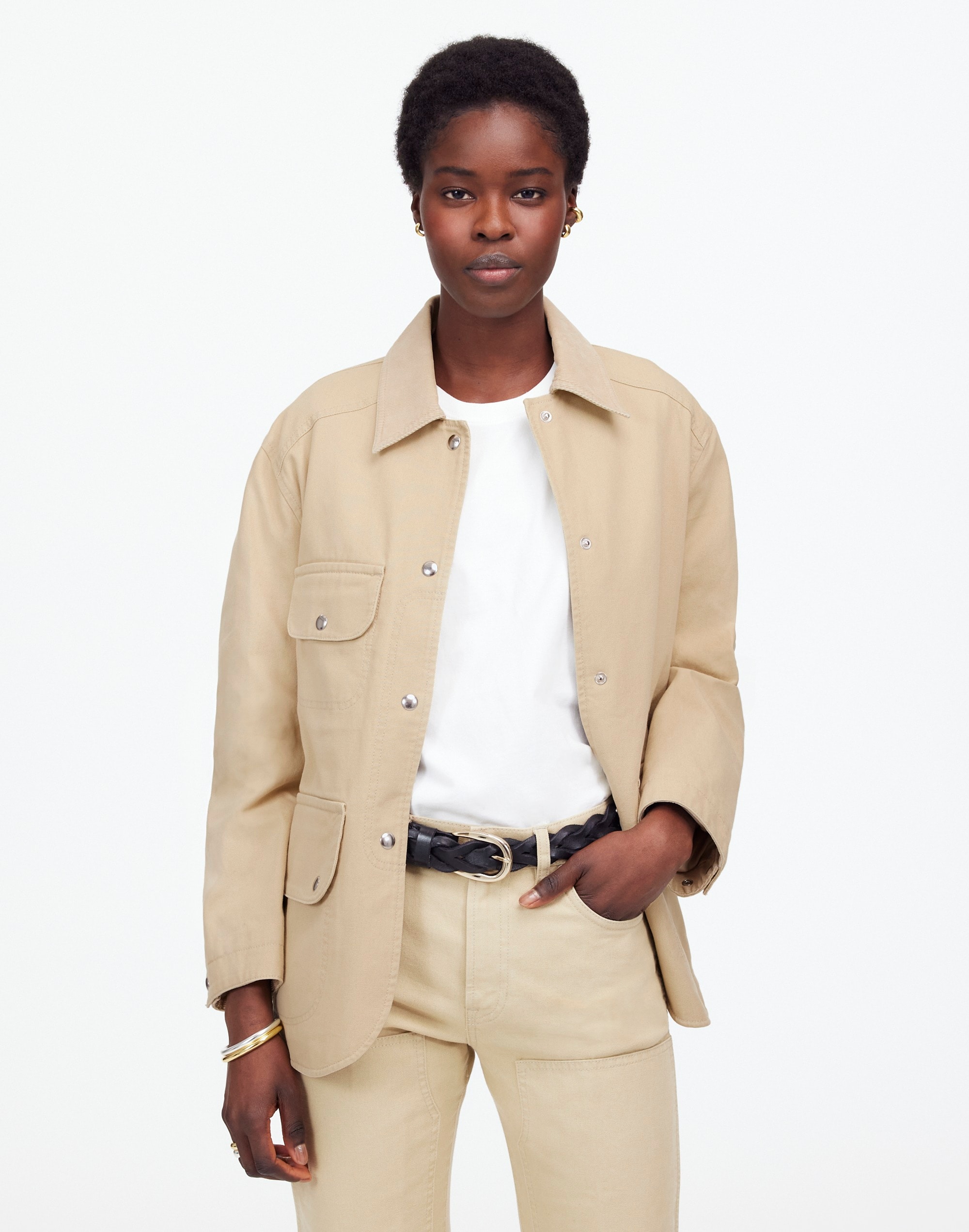 barn jacket in canvas