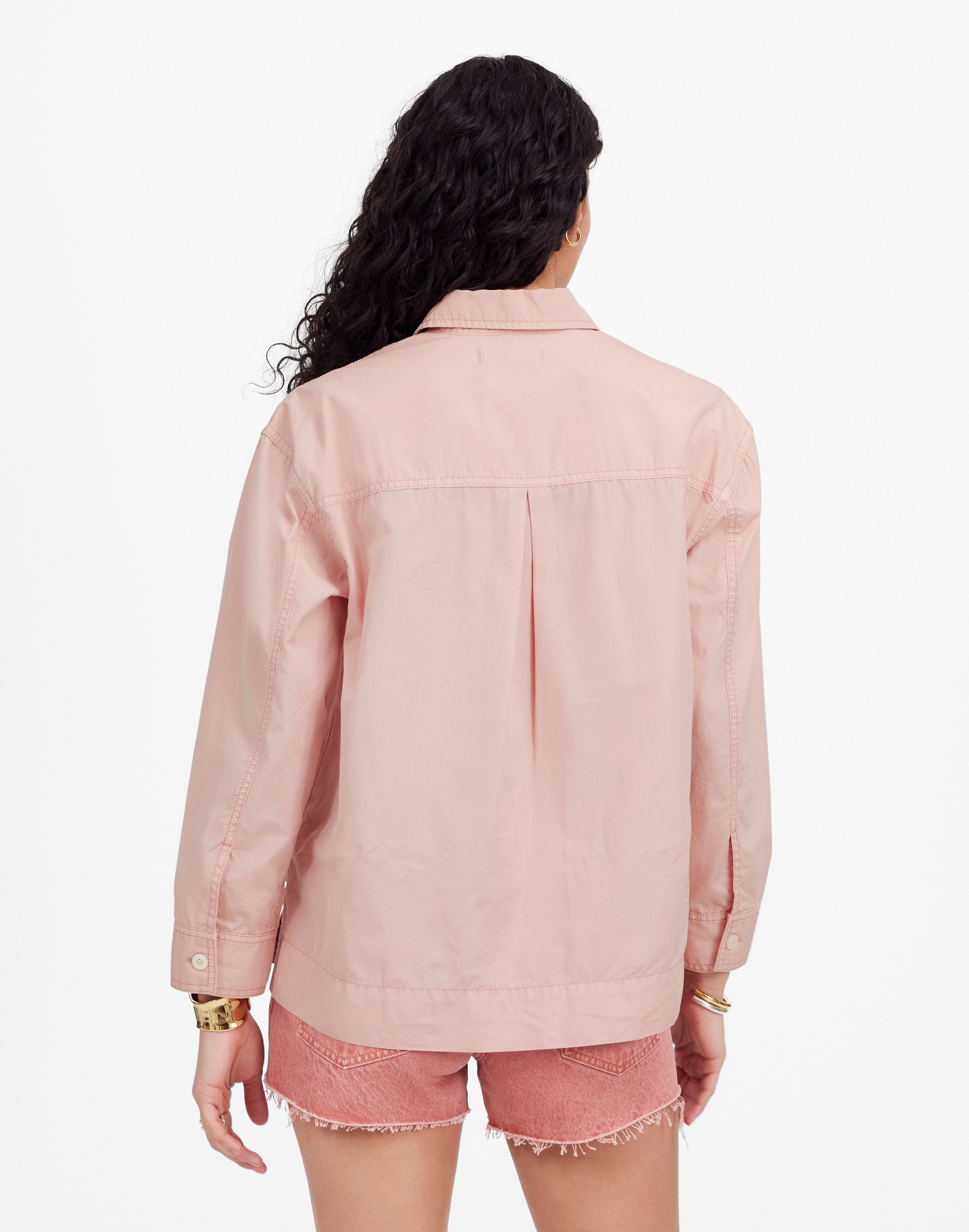 Denim Popover Shirt in Garment Dye