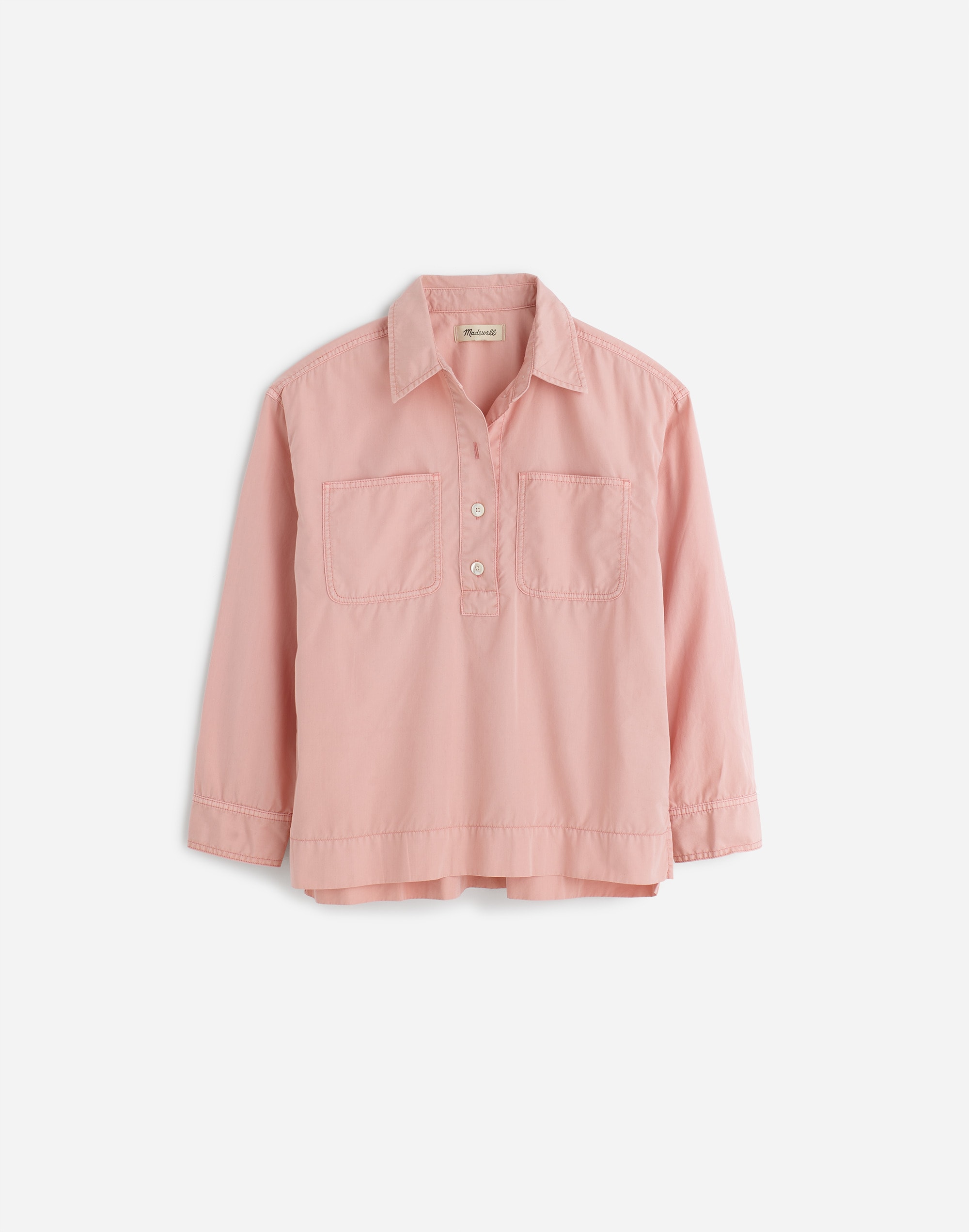 Denim Popover Shirt in Garment Dye