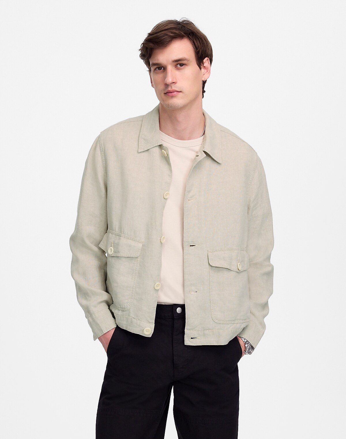Linen Shirt-Jacket