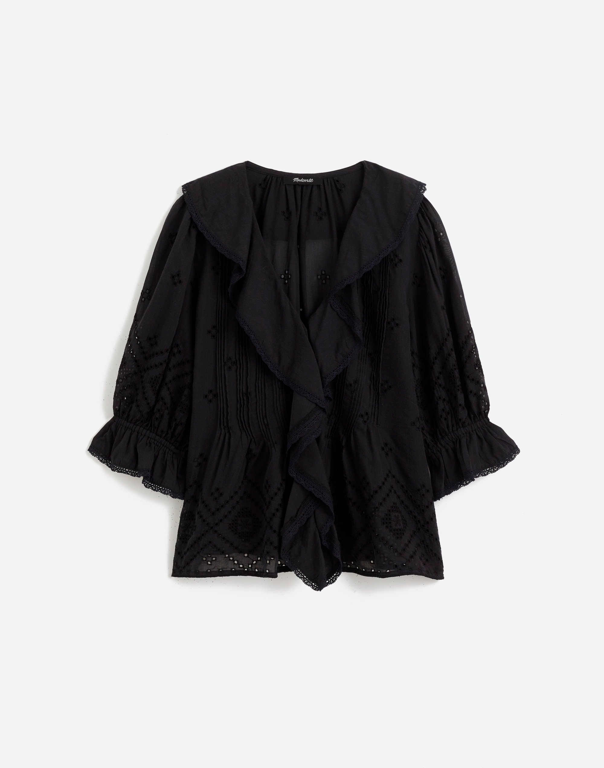 Ruffled Puff-Sleeve Top | Madewell
