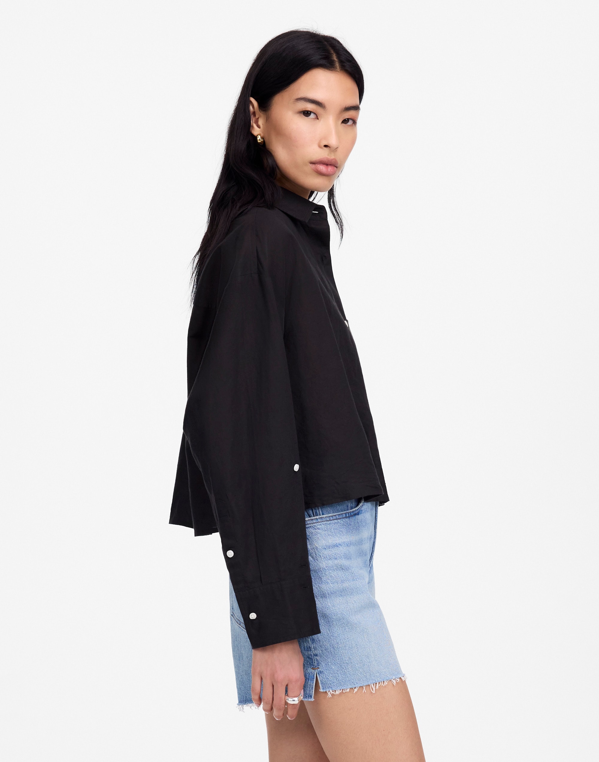 Straight-Hem Shirt