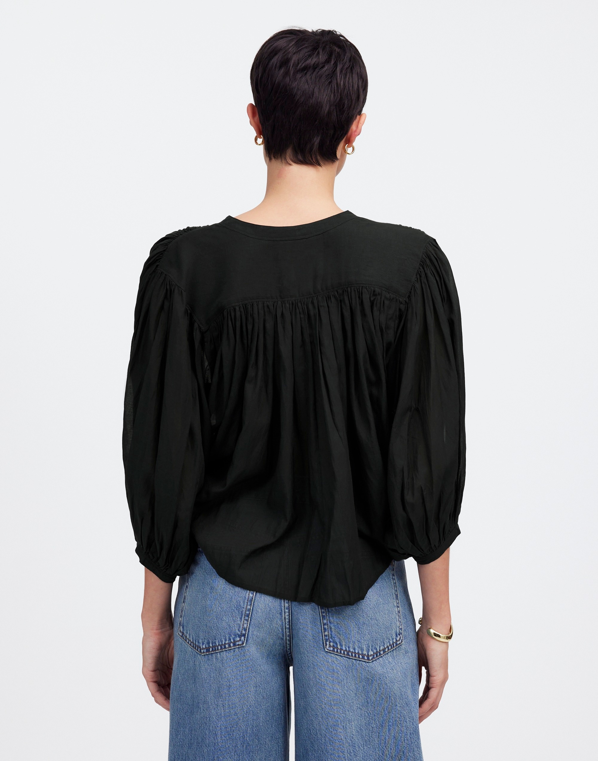 Balloon-Sleeve Top | Madewell