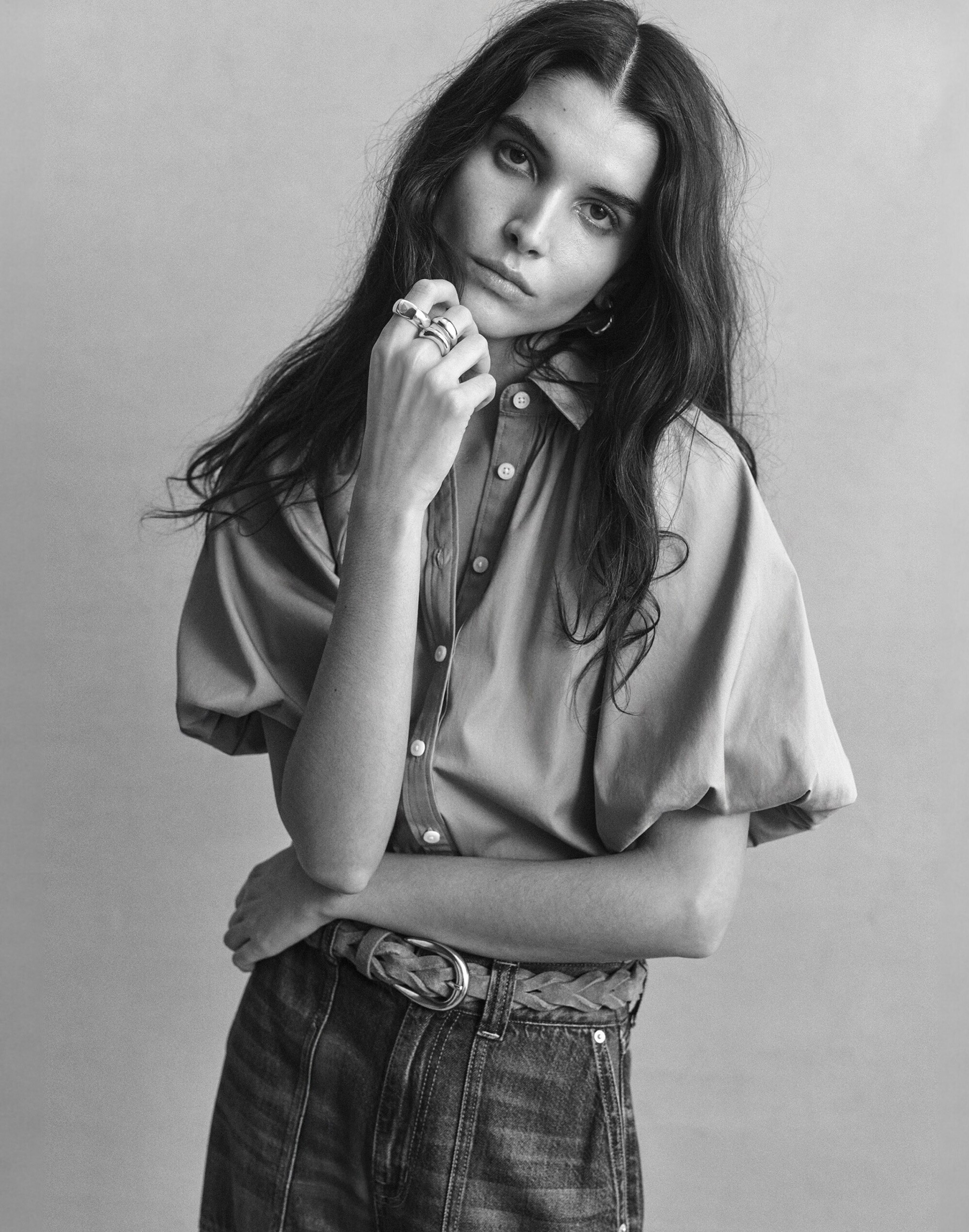 Windfold Bubble Sleeve Shirt