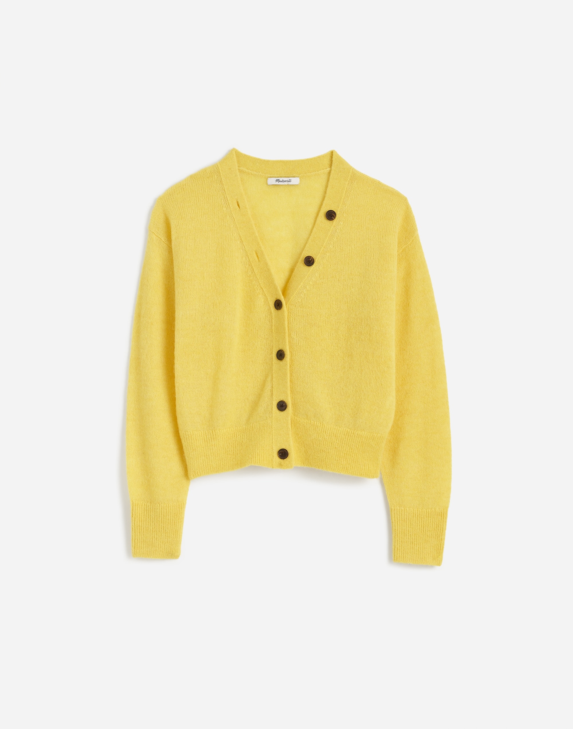 Alpaca-Blend V-Neck Cardigan