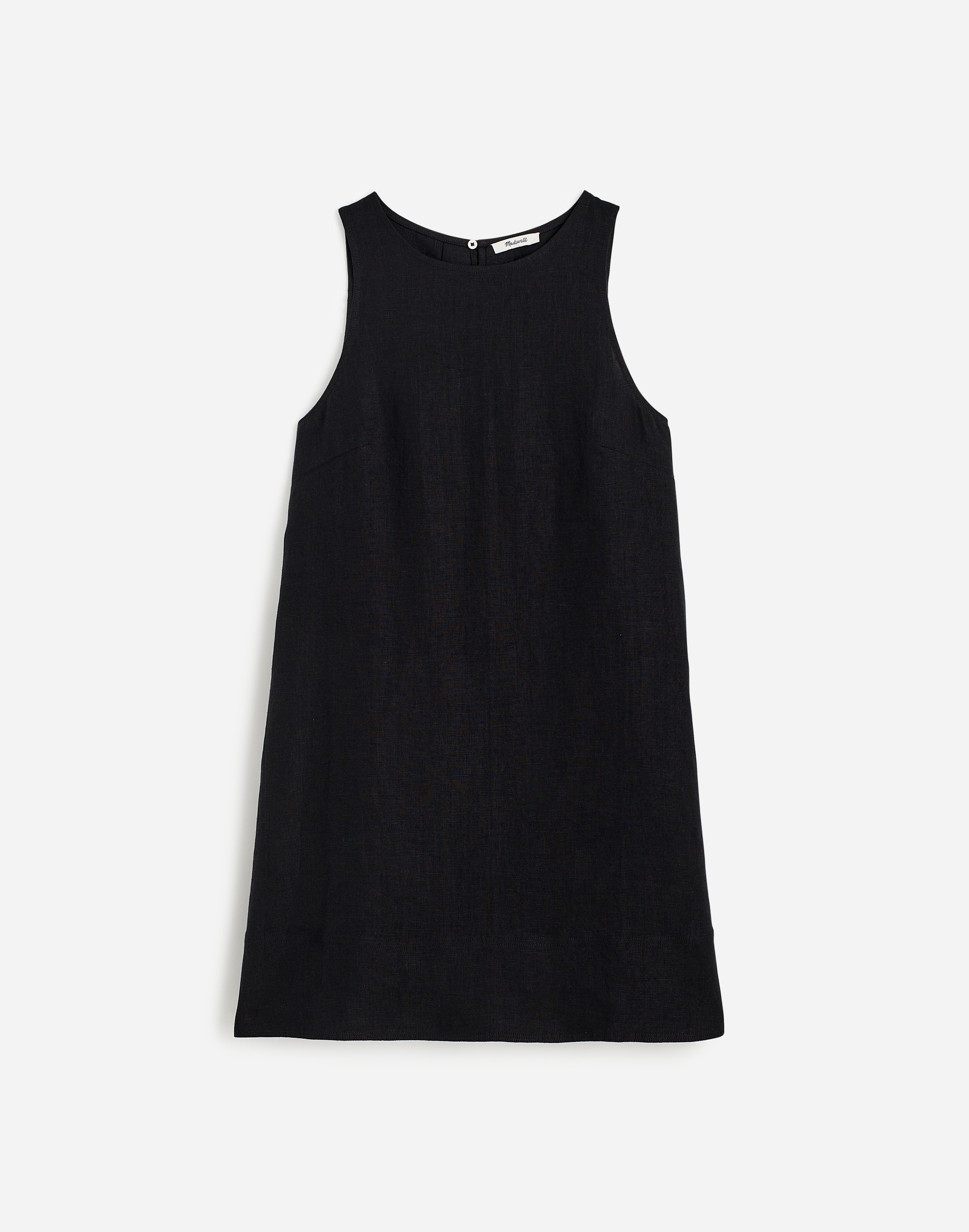 Mini Shift Dress in Linen