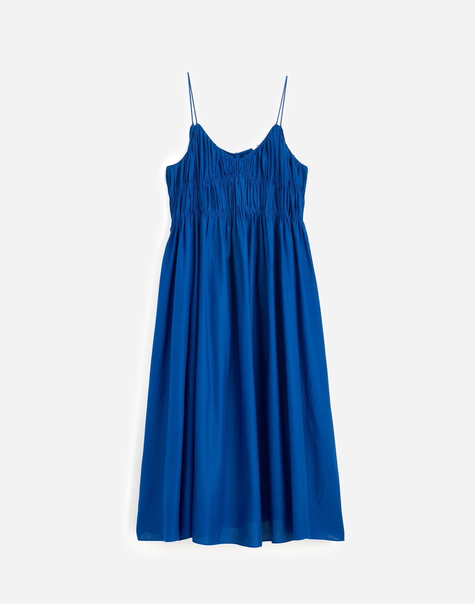 Textured V-Neck Midi Dress