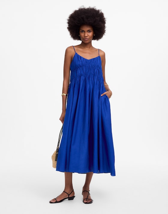 v neck midi dresses Rihoas Vintage White Halter Dress with an Open Back & Bow Short puff sleeves Flattering v Zimmermann ILLUMINATE V NECK MIDI