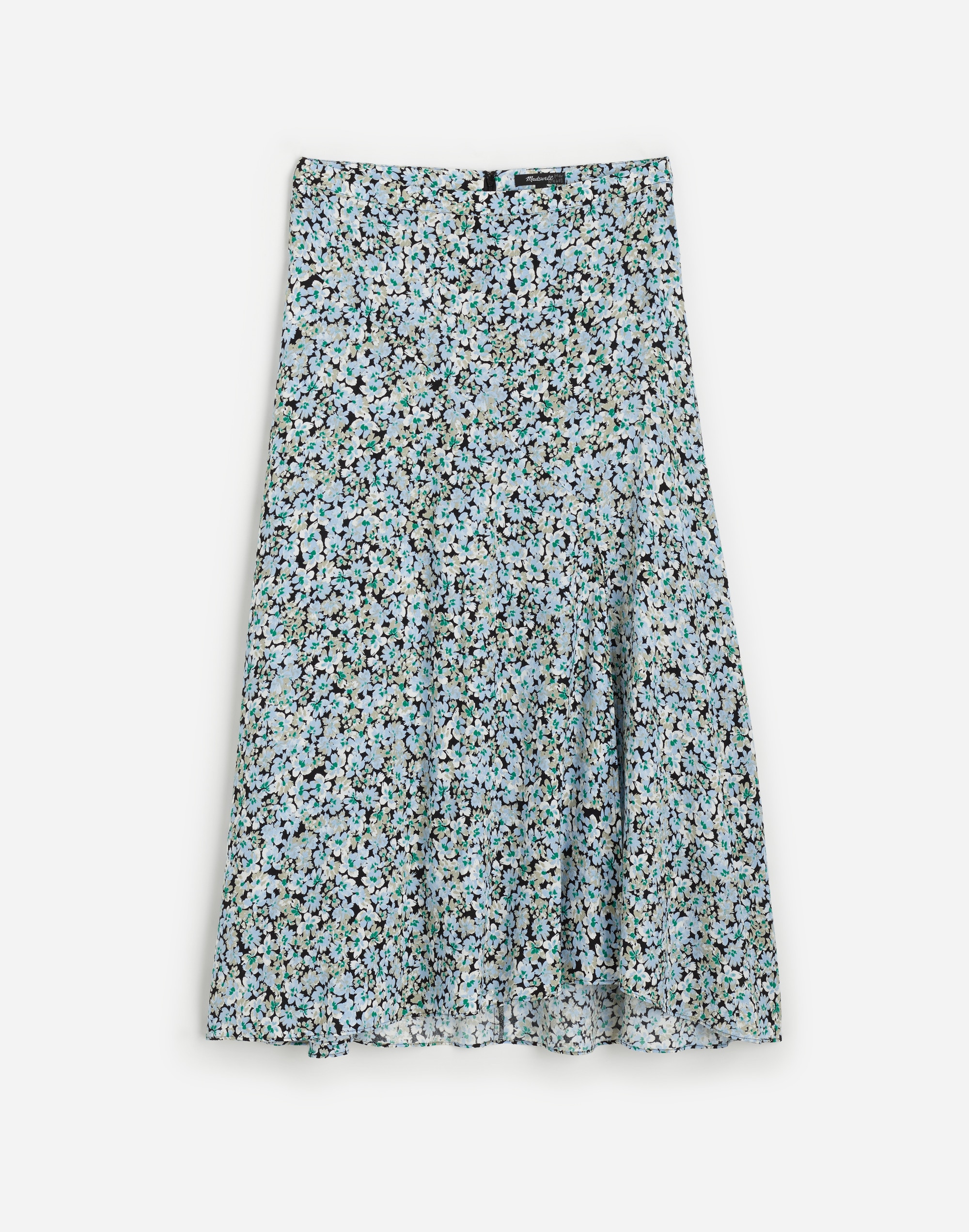 Midi Slip Skirt in Floral