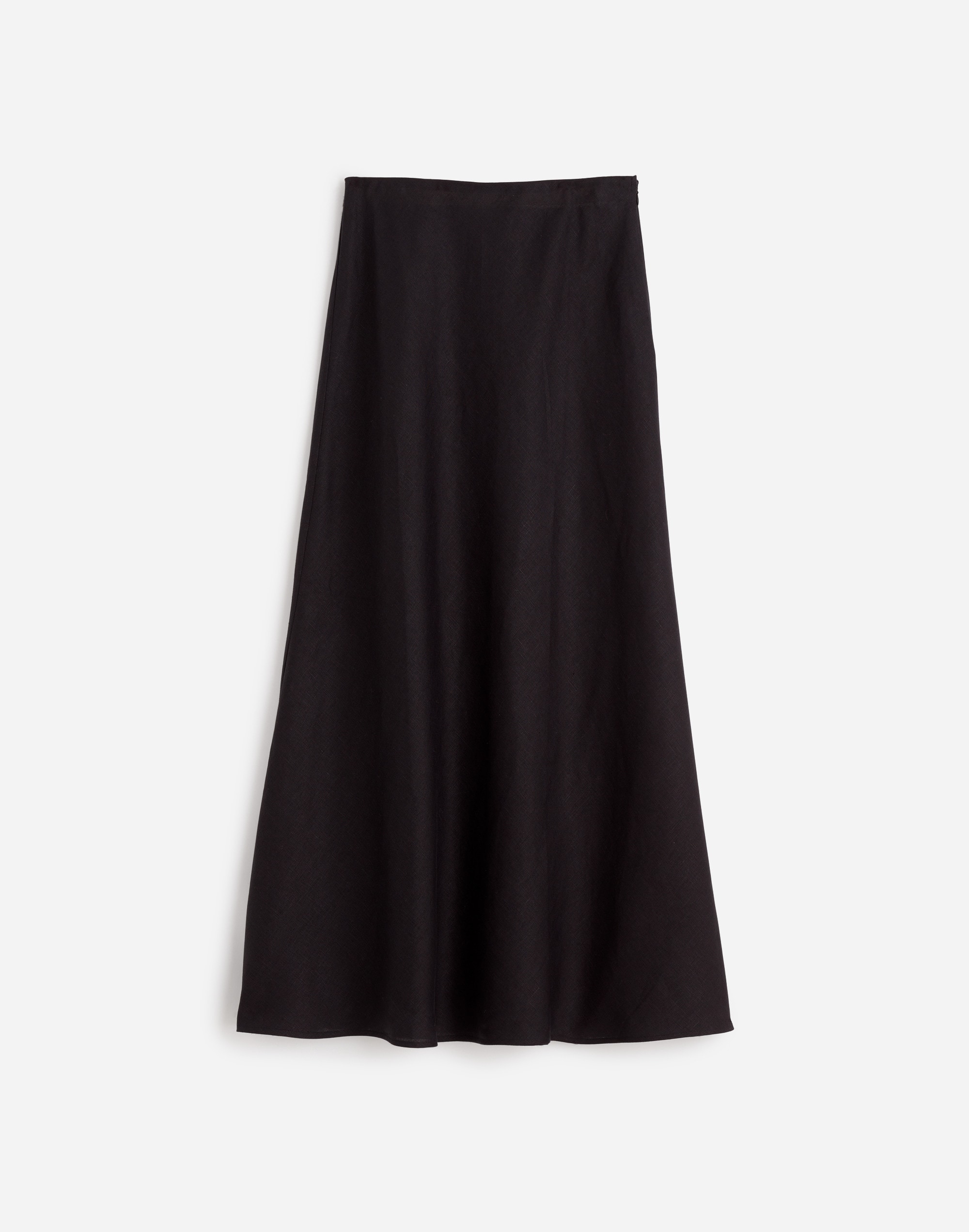 Linen Maxi Slip Skirt