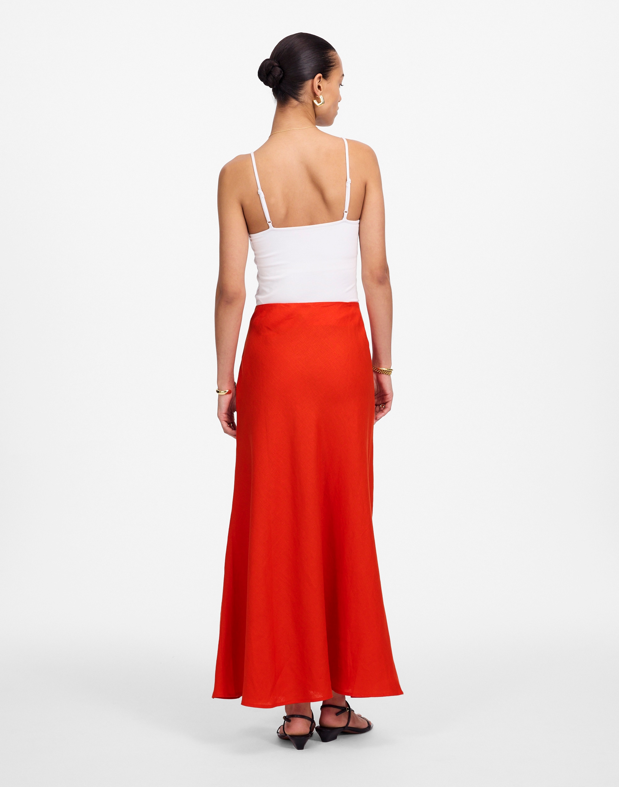 Linen Maxi Slip Skirt | Madewell