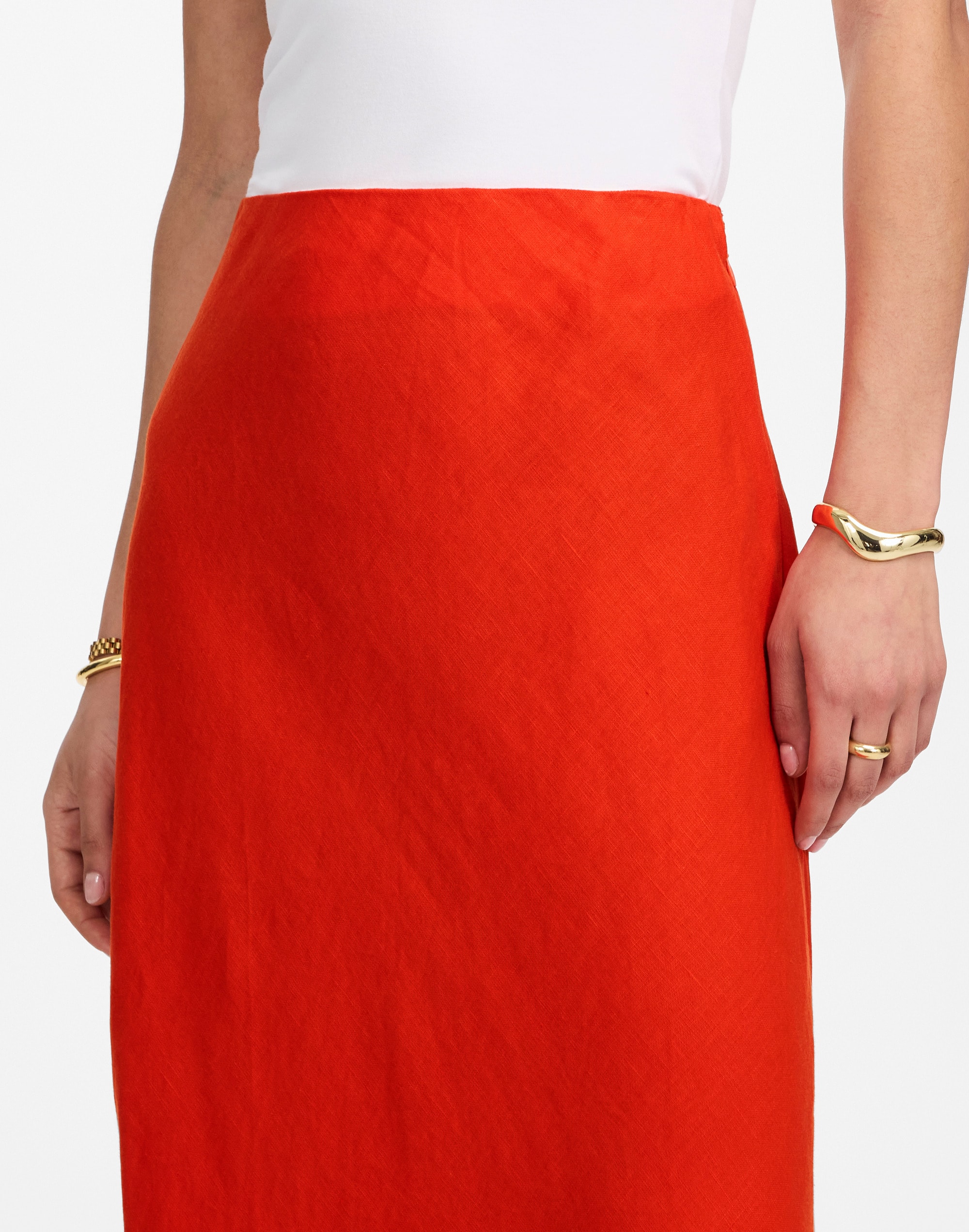 Linen Maxi Slip Skirt | Madewell