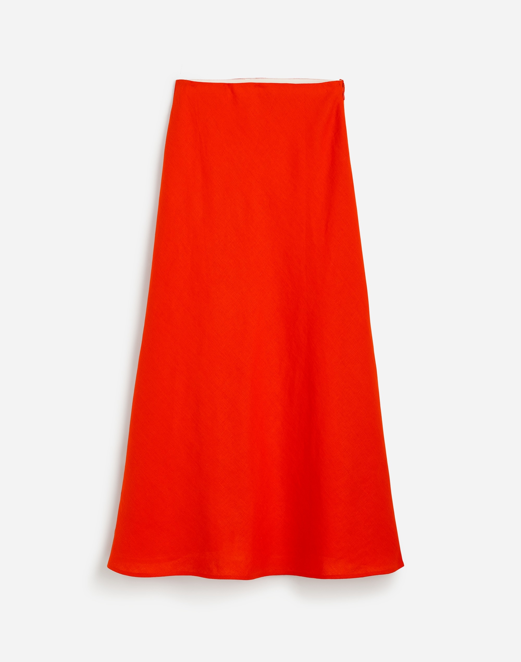 Linen Maxi Slip Skirt